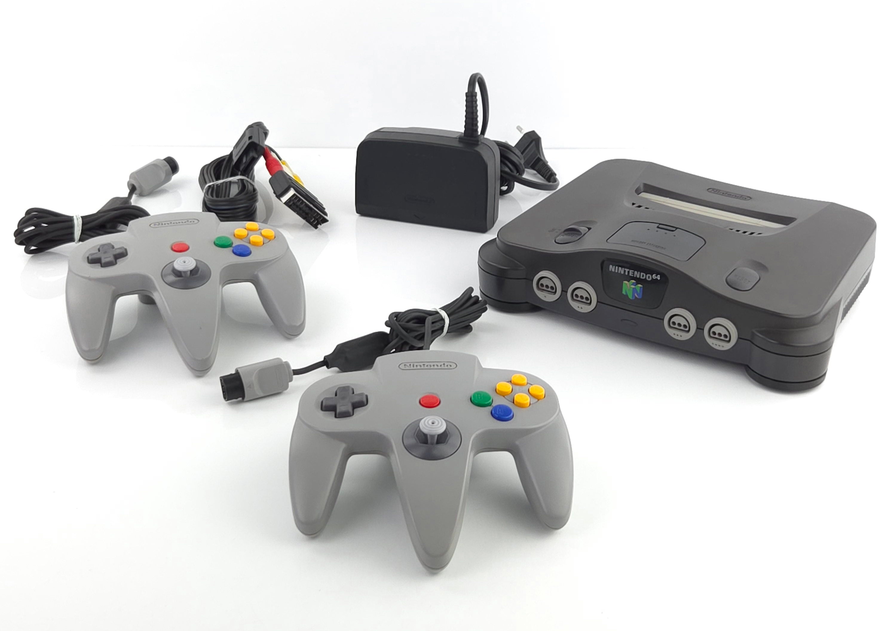 Nintendo 64 Konsole 2 Controller Kabel N64 NUS-001 EUR