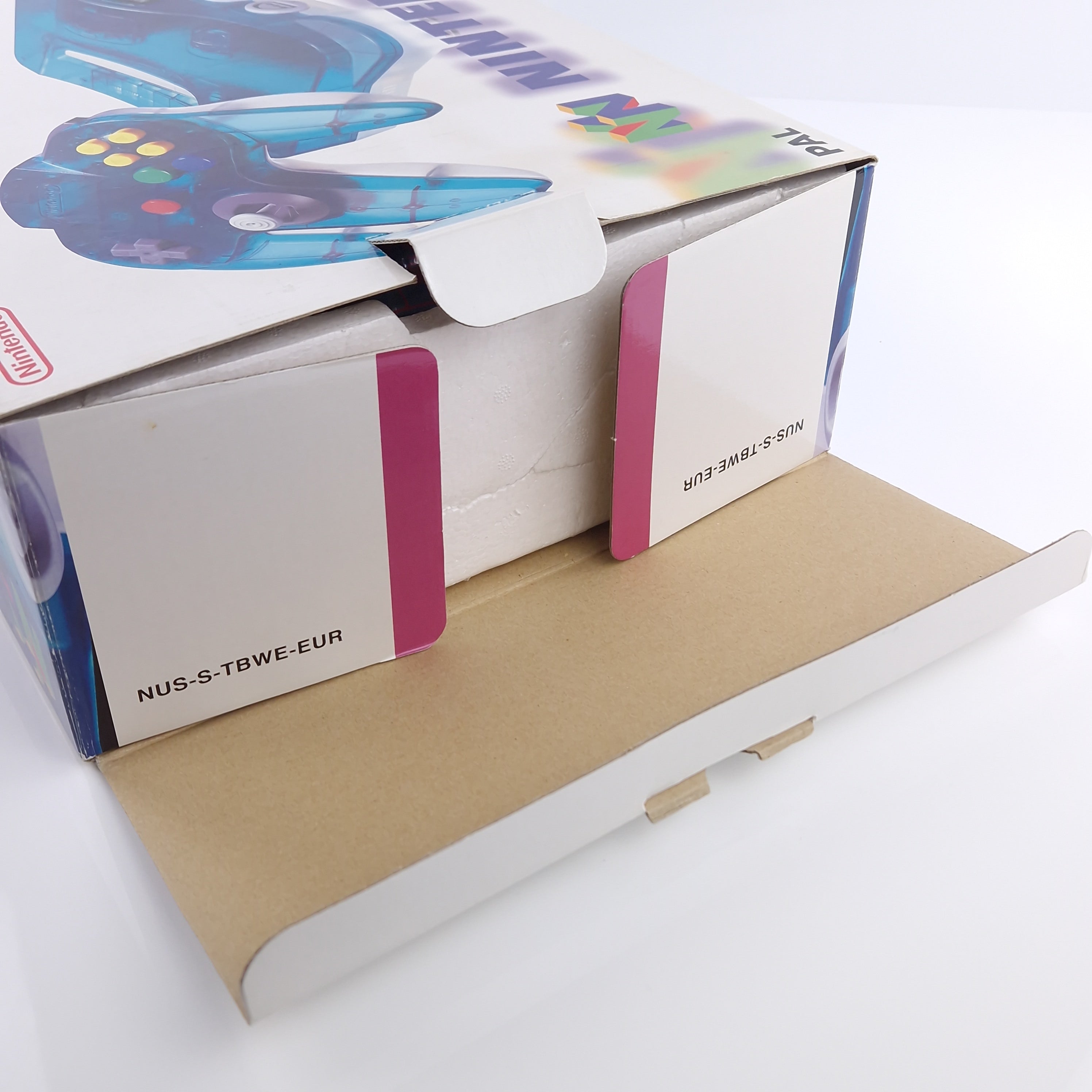 Nintendo 64 Konsole Super Mario 64 Bundle Pak Clear Blue