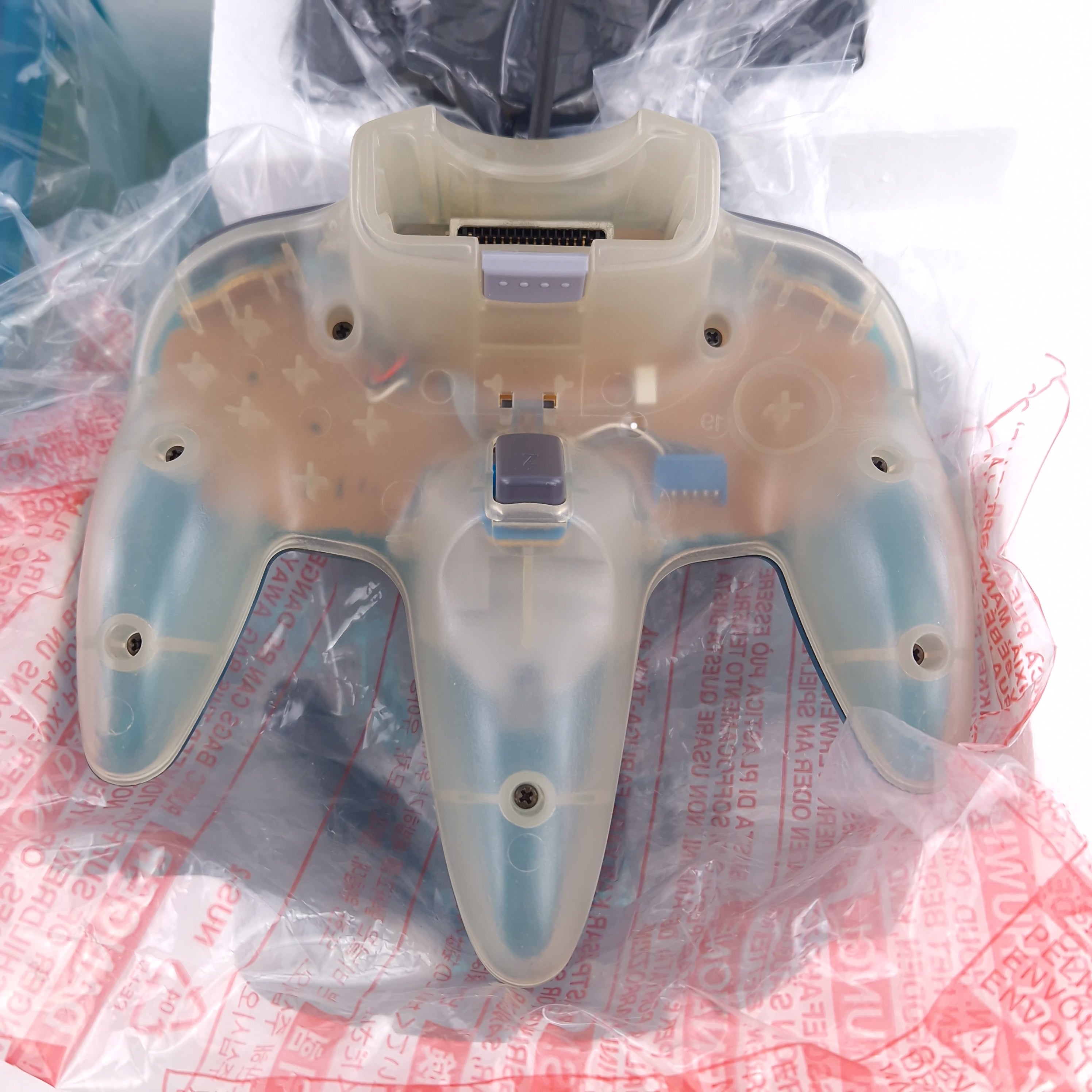 Nintendo 64 Konsole Super Mario 64 Bundle Pak Clear Blue