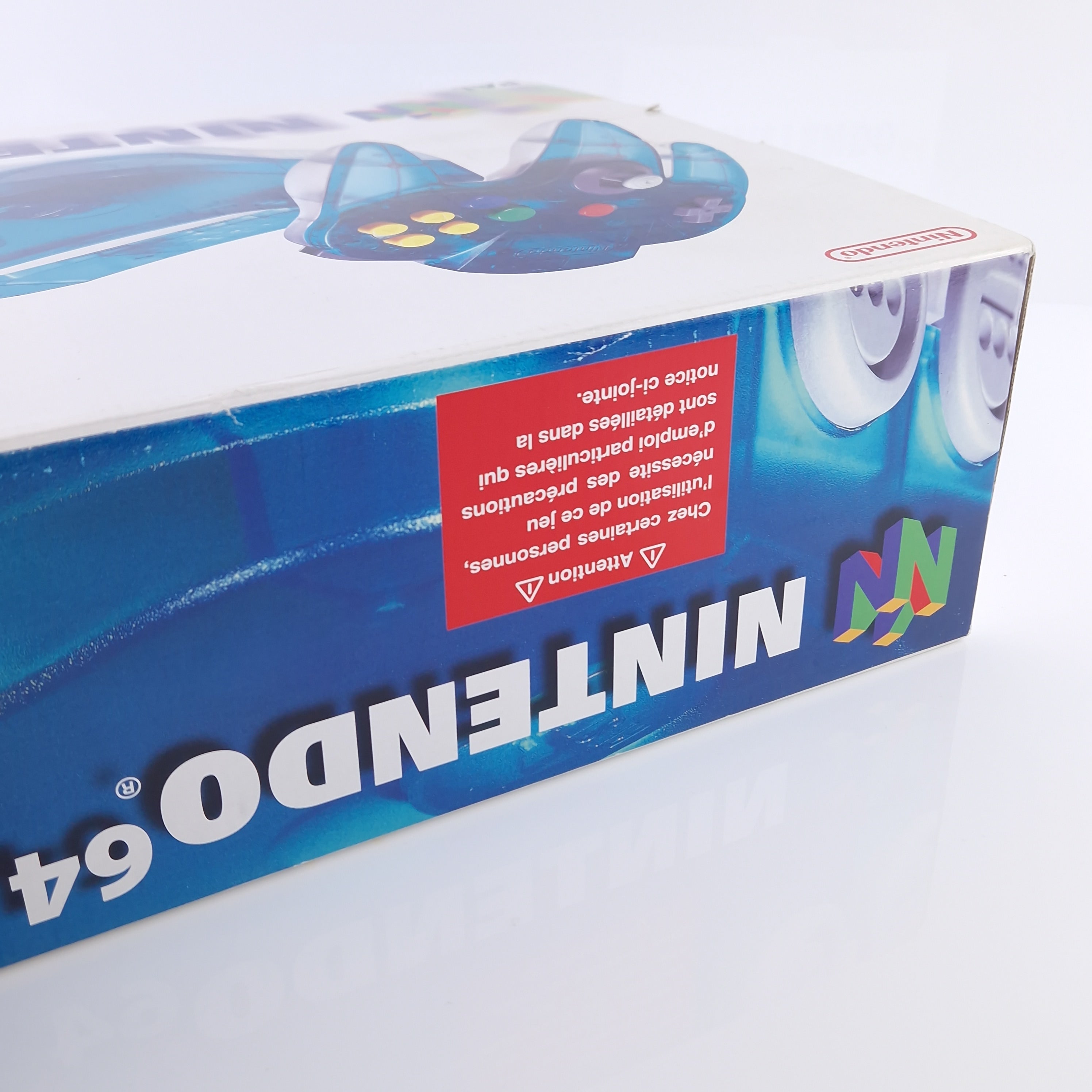 Nintendo 64 Konsole Super Mario 64 Bundle Pak Clear Blue