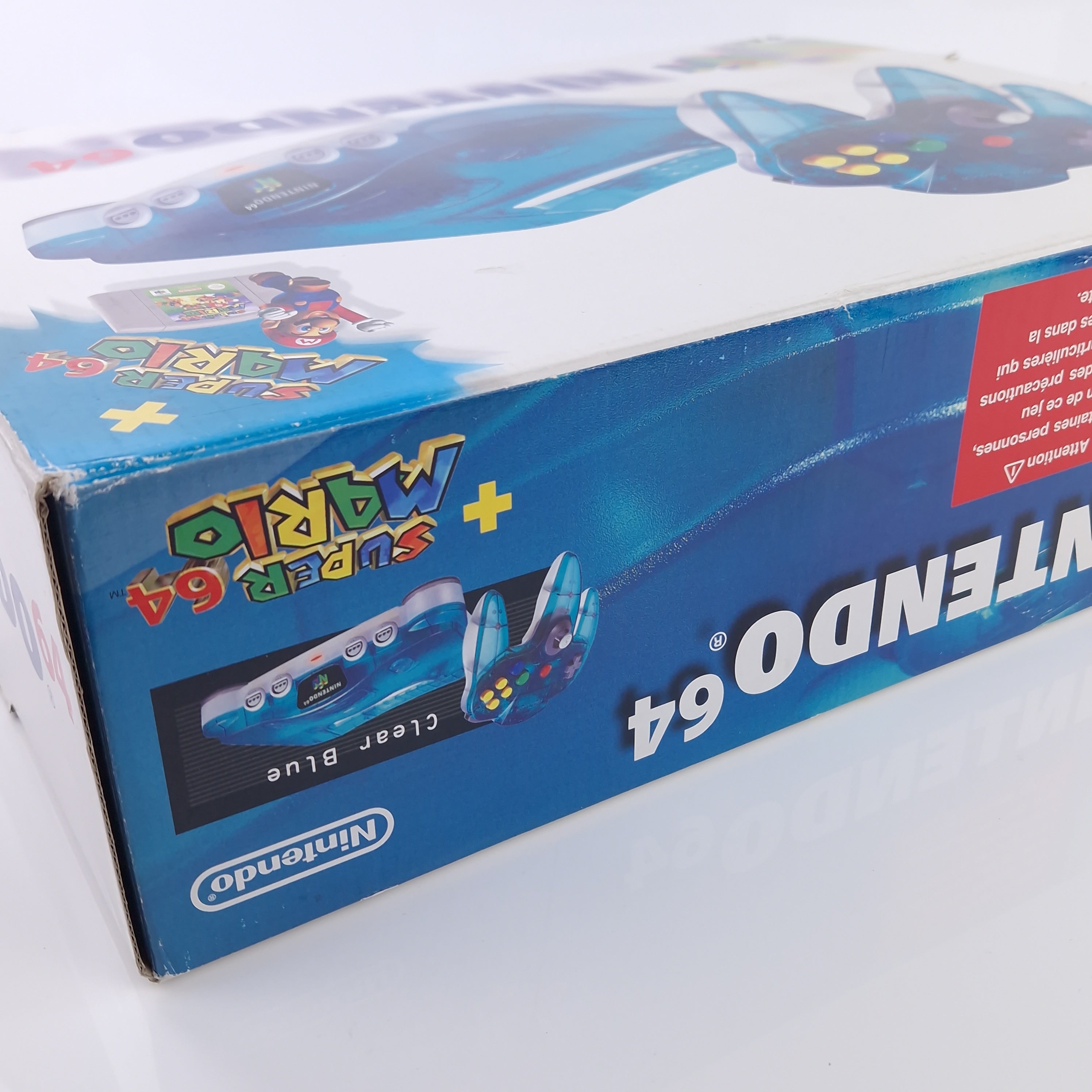 Nintendo 64 Konsole Super Mario 64 Bundle Pak Clear Blue