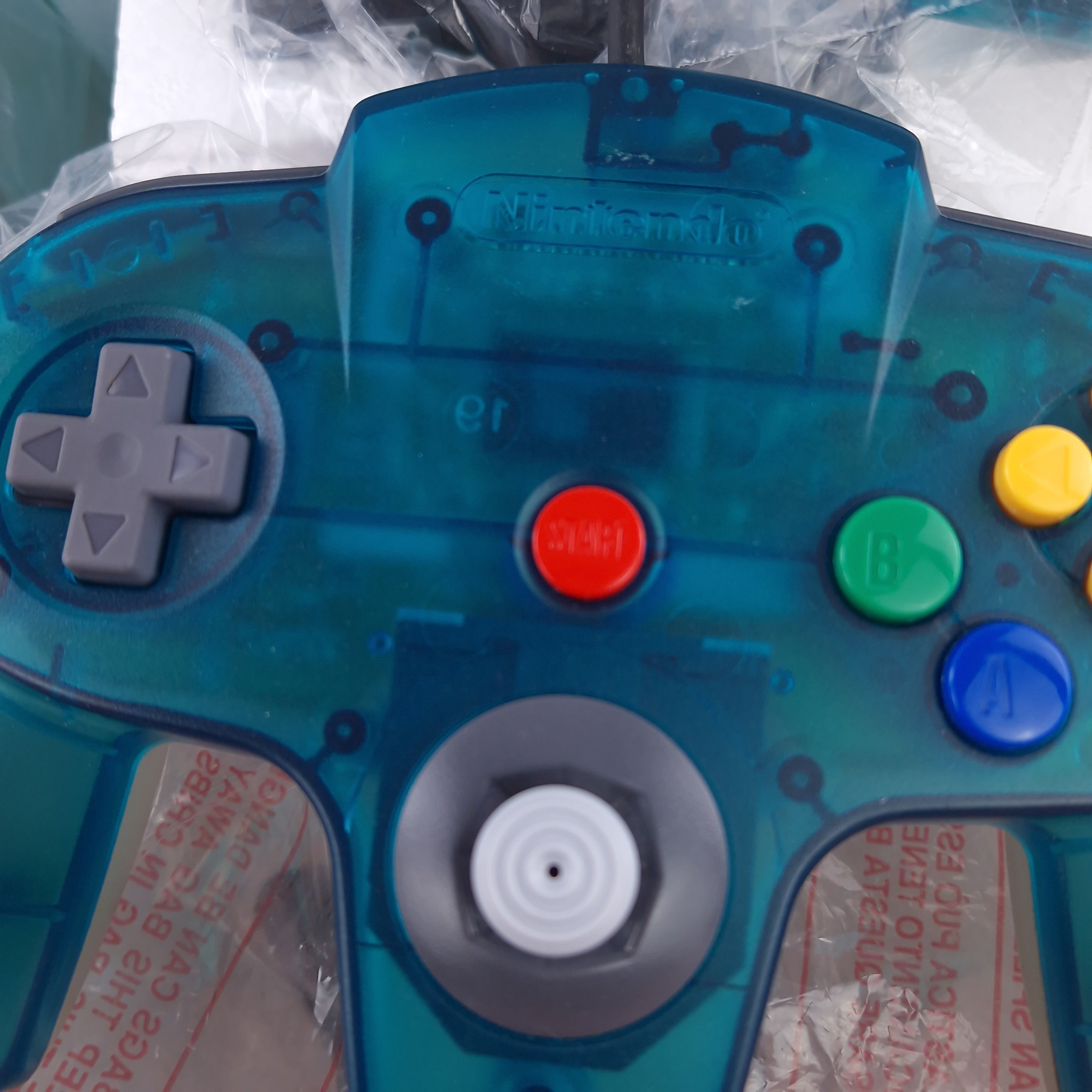 Nintendo 64 Konsole Super Mario 64 Bundle Pak Clear Blue