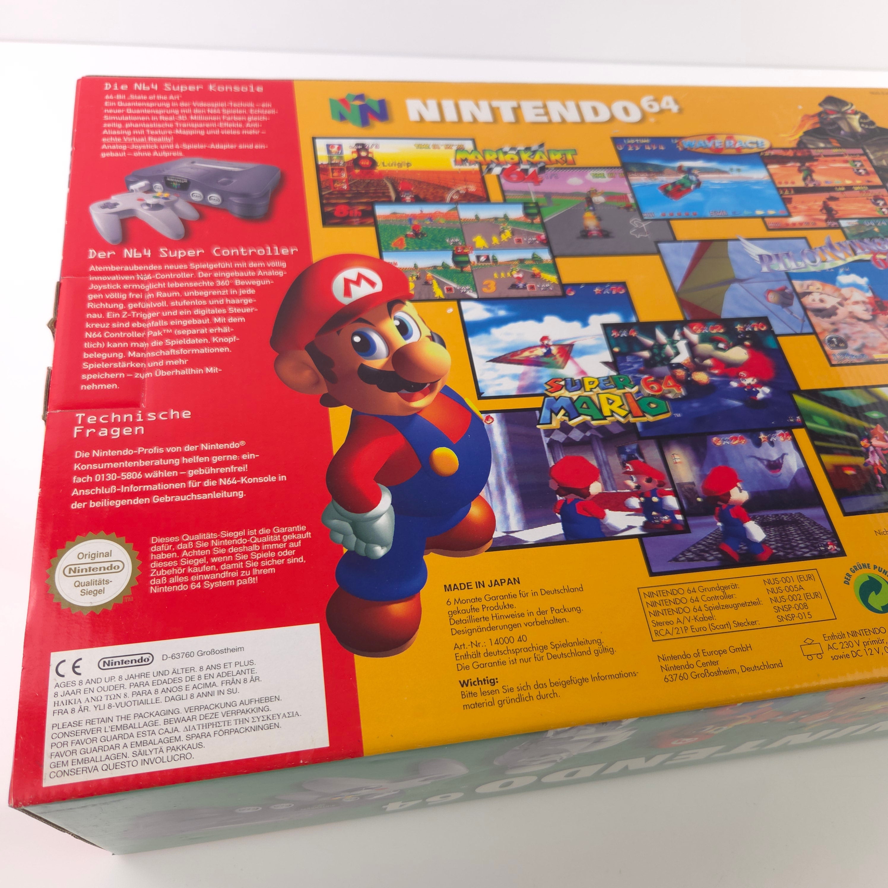 Nintendo 64 Konsole – The New Dimension of Fun OVP PAL