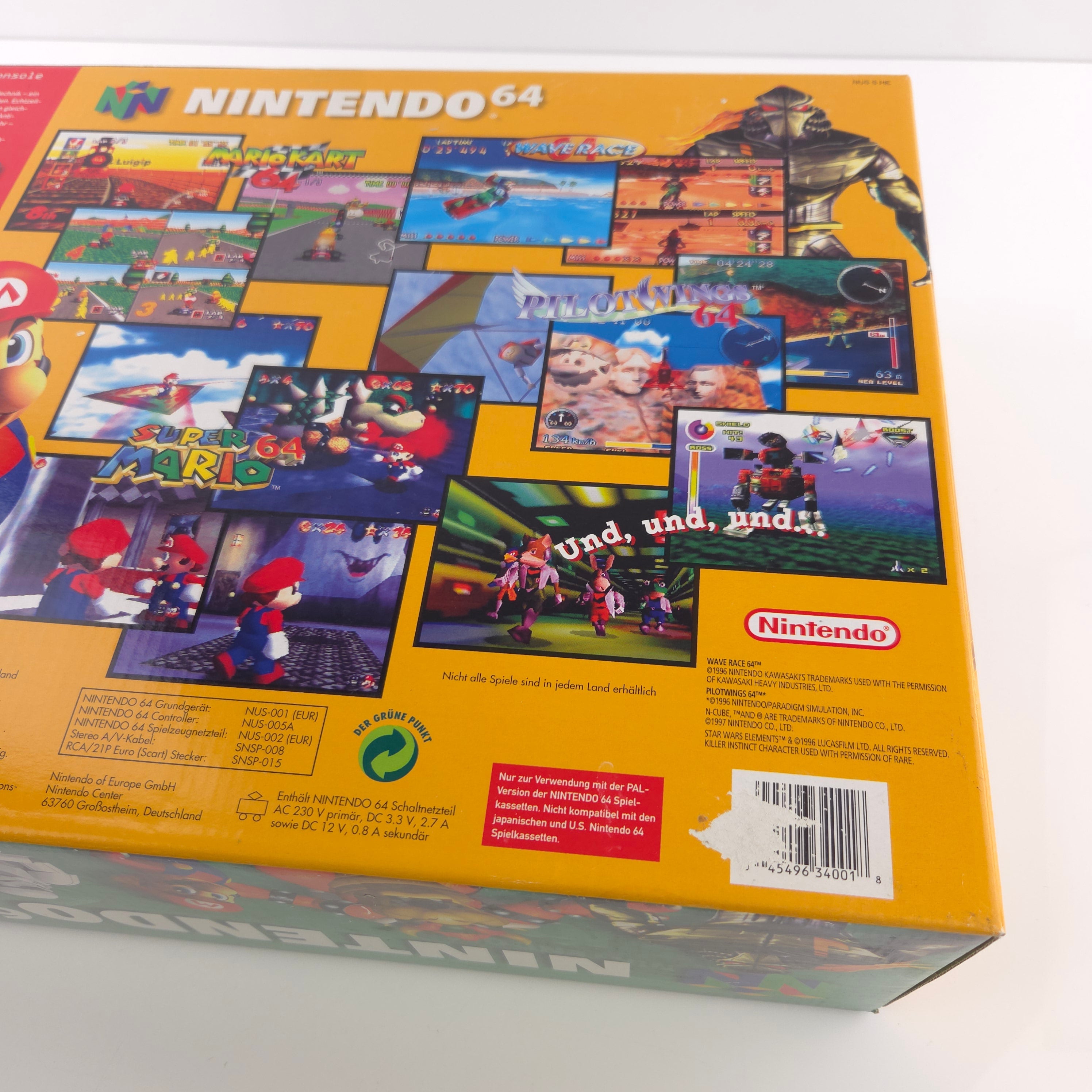 Nintendo 64 Konsole – The New Dimension of Fun OVP PAL