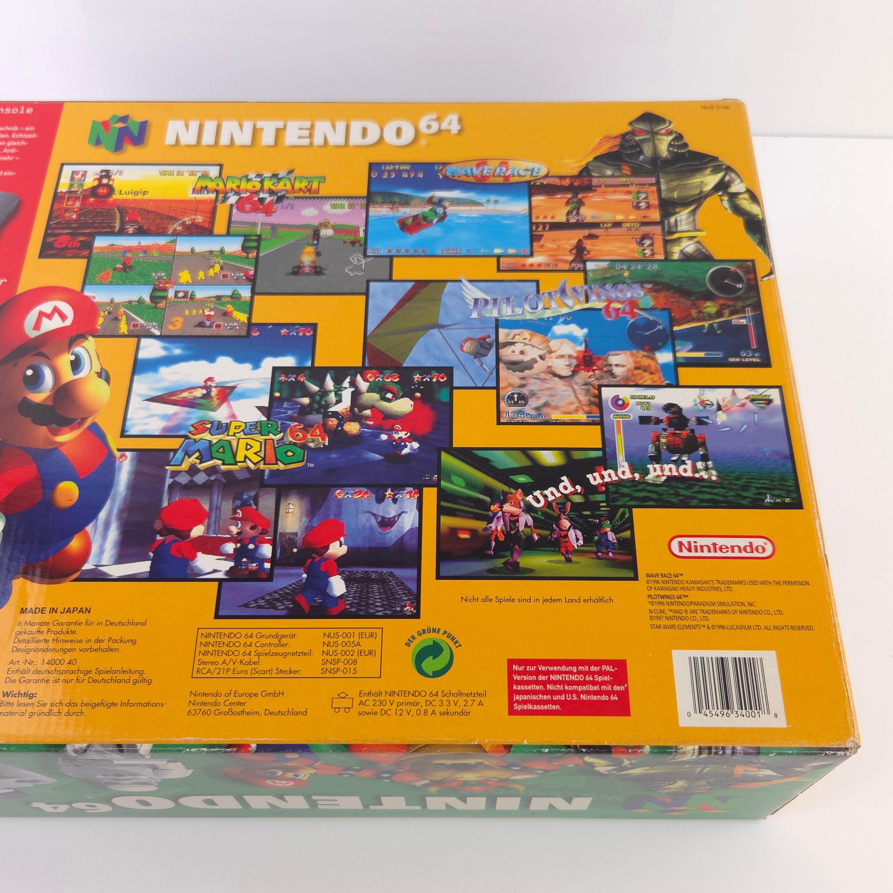 Nintendo 64 Konsole – The New Dimension of Fun OVP PAL