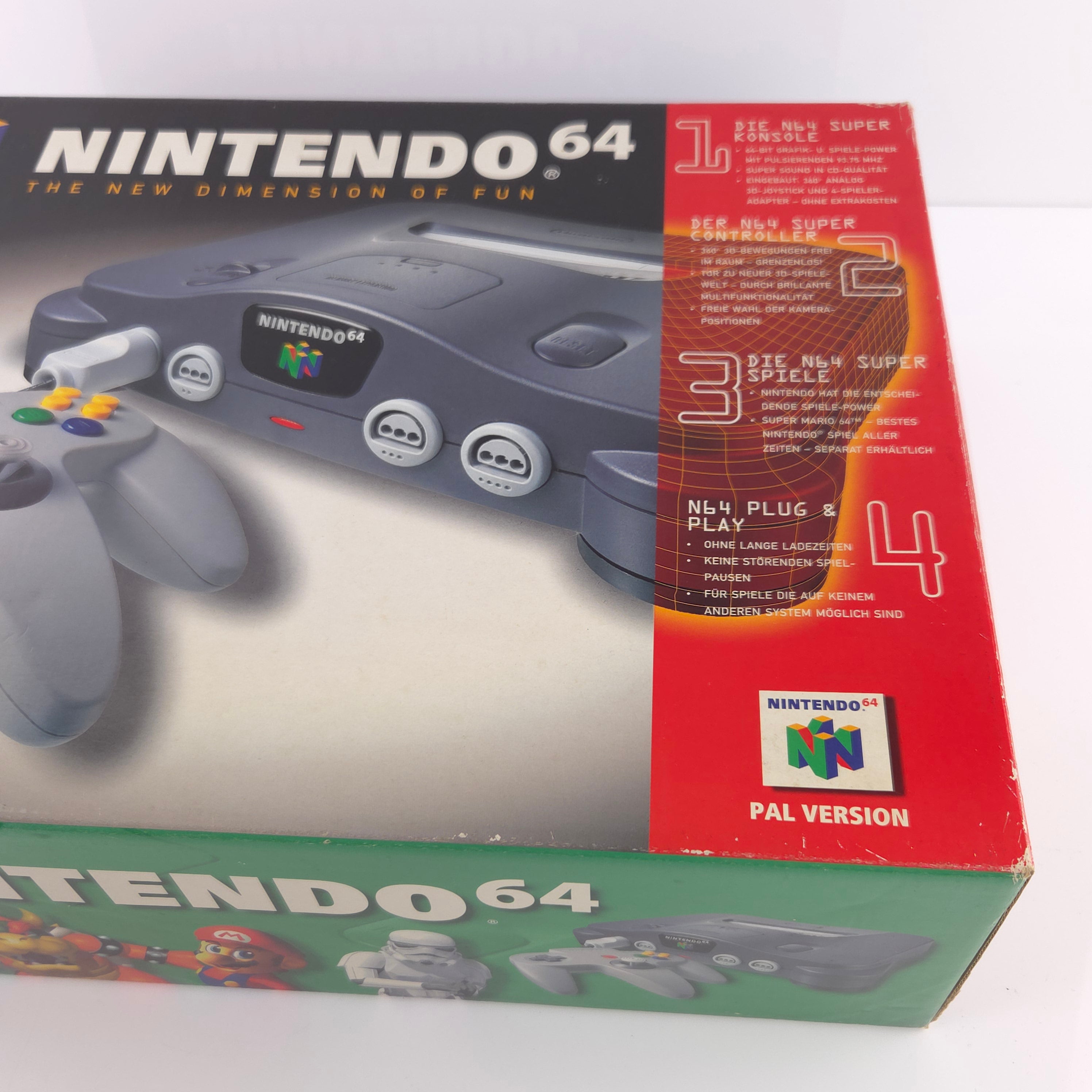 Nintendo 64 Konsole – The New Dimension of Fun OVP PAL
