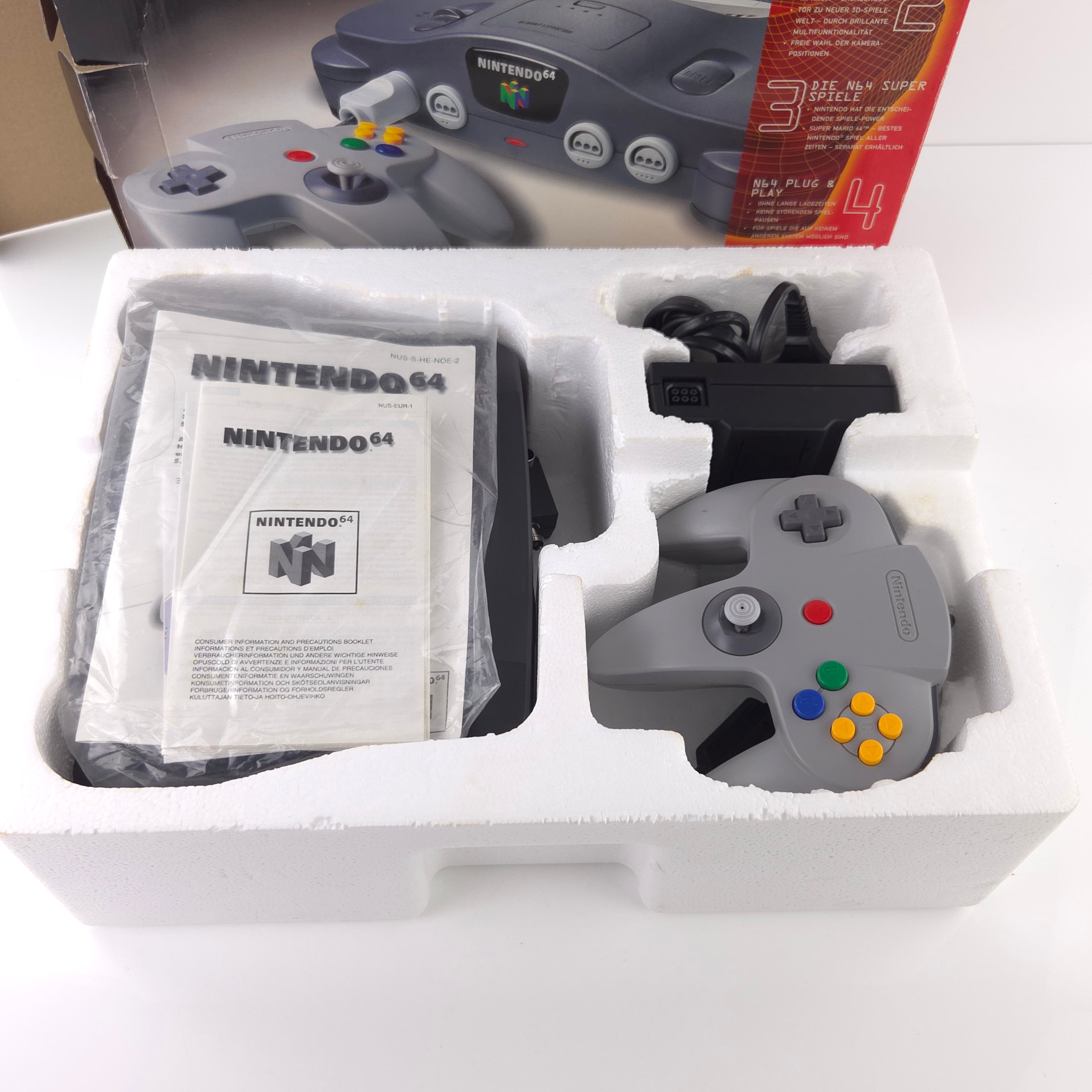 Nintendo 64 Konsole – The New Dimension of Fun OVP PAL