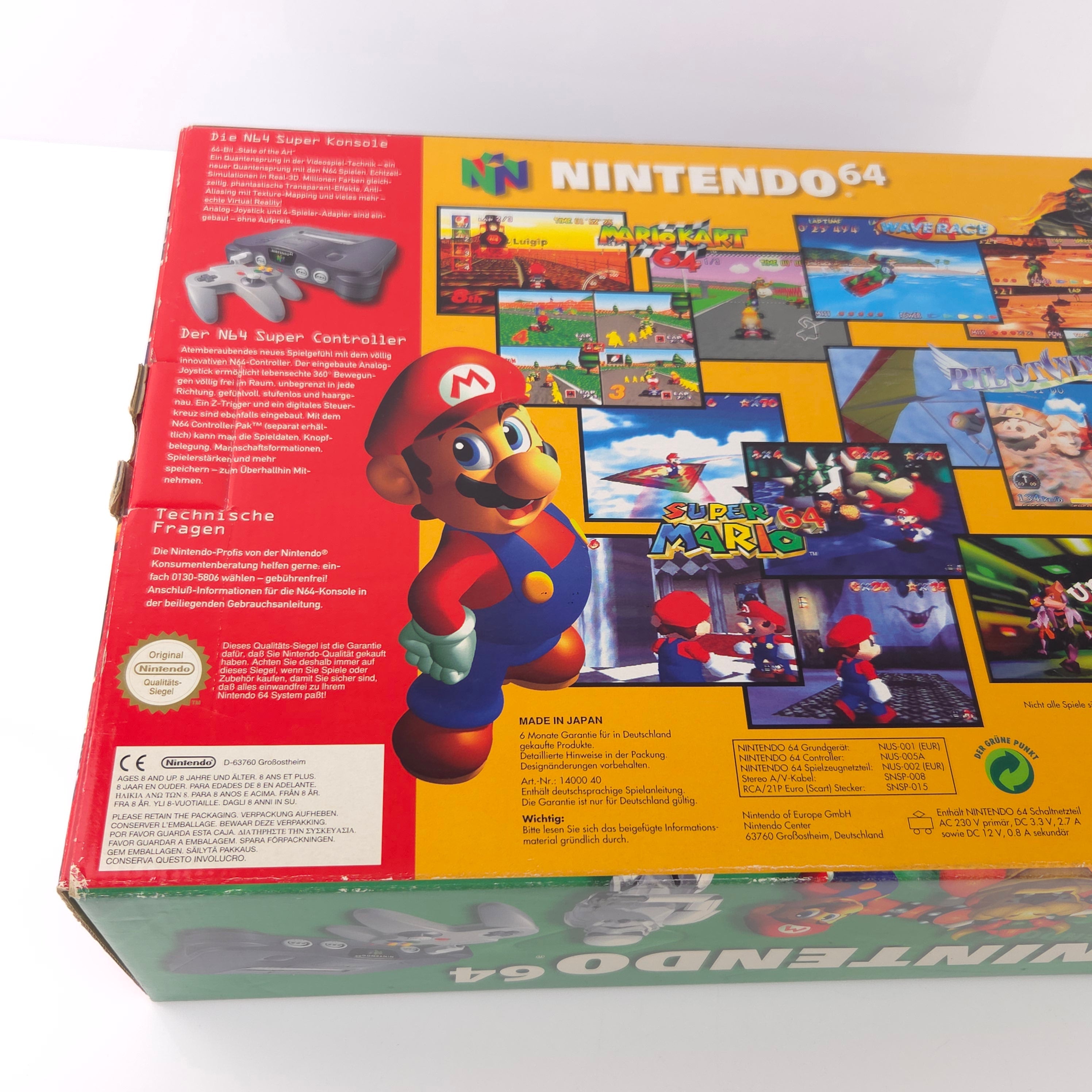 Nintendo 64 Konsole – The New Dimension of Fun OVP PAL