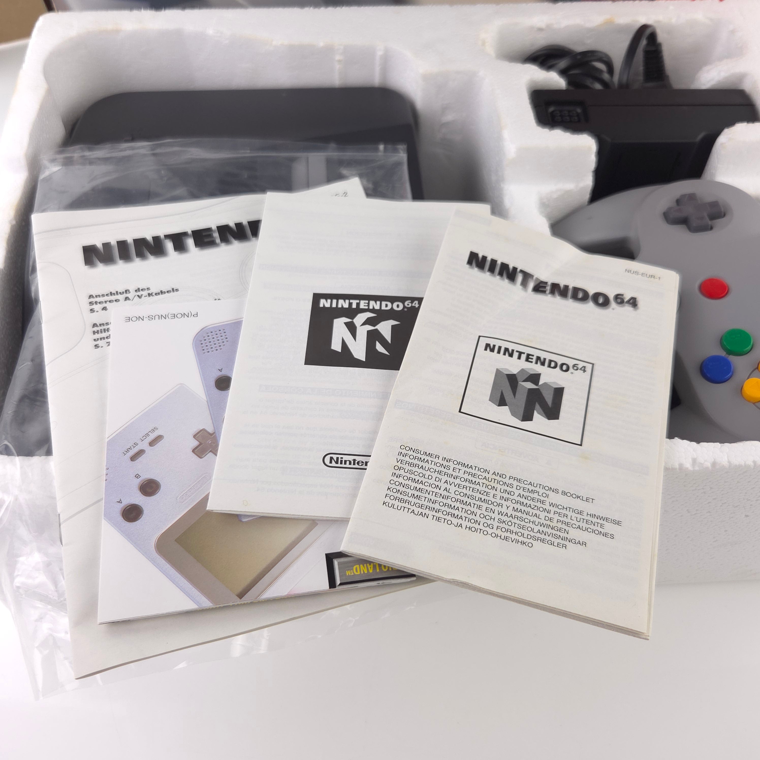 Nintendo 64 Konsole – The New Dimension of Fun OVP PAL
