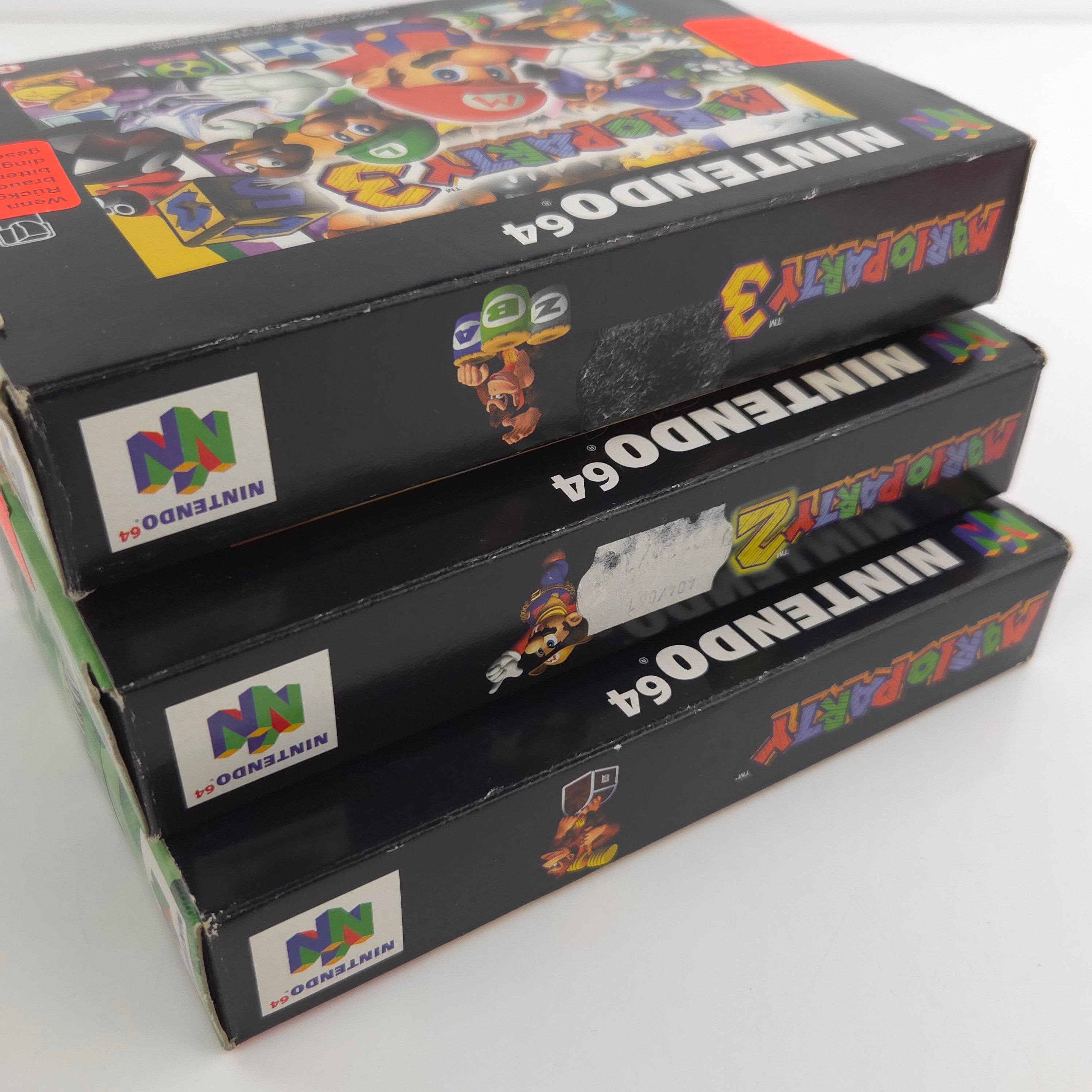 Nintendo 64 Mario Party 1 2 3 Original OVPs Anleitung