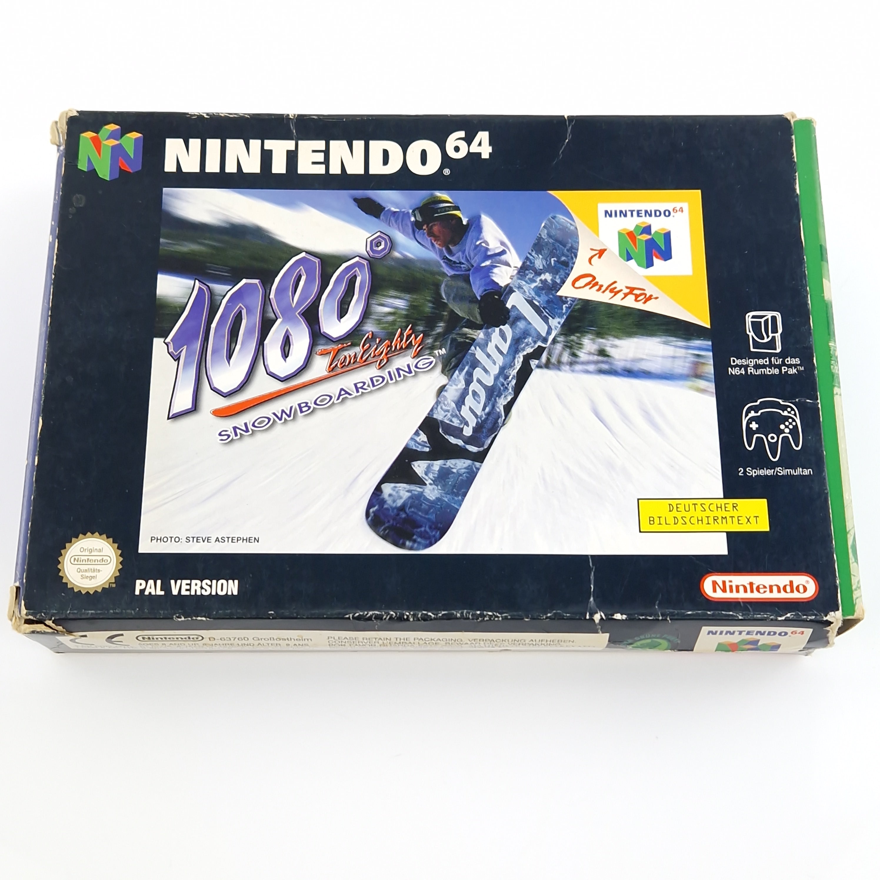 Nintendo 64 Spiel – 1080° Snowboarding N64 PAL NNOE OVP