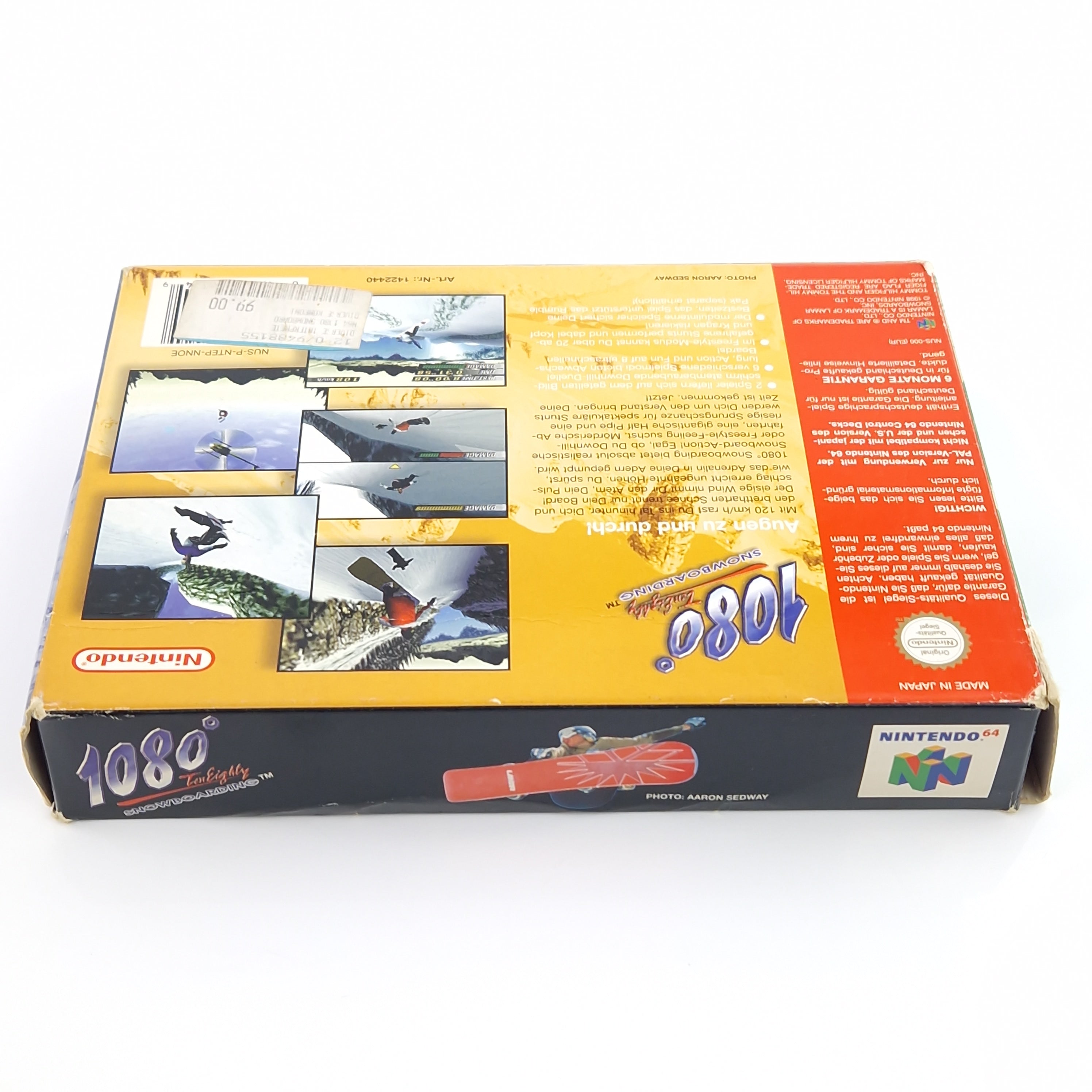 Nintendo 64 Spiel – 1080° Snowboarding N64 PAL NNOE OVP