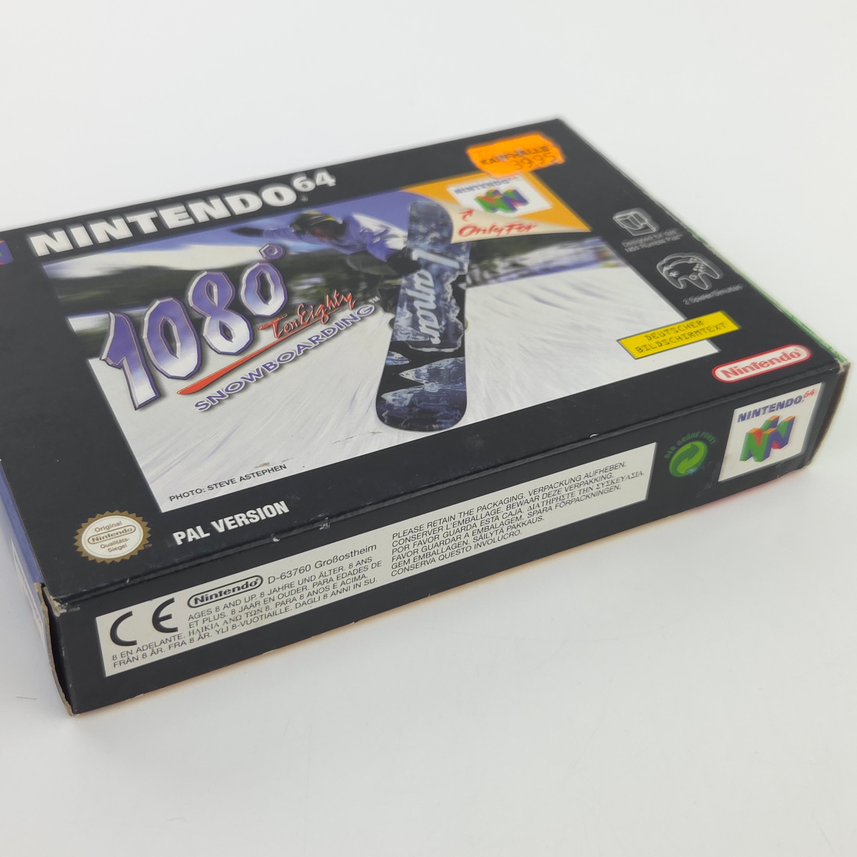 Nintendo 64 Spiel 1080 Ten Eighty Snowboarding Sport OVP