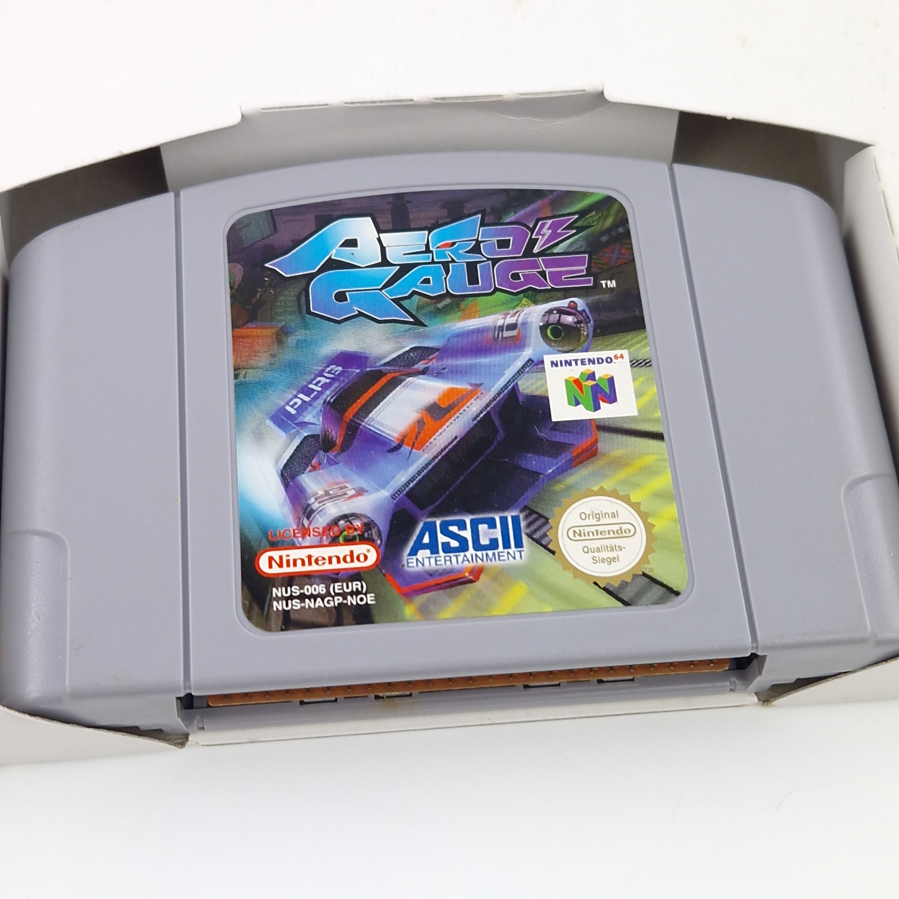 Nintendo 64 Spiel – Aero Gauge OVP Anleitung PAL N64
