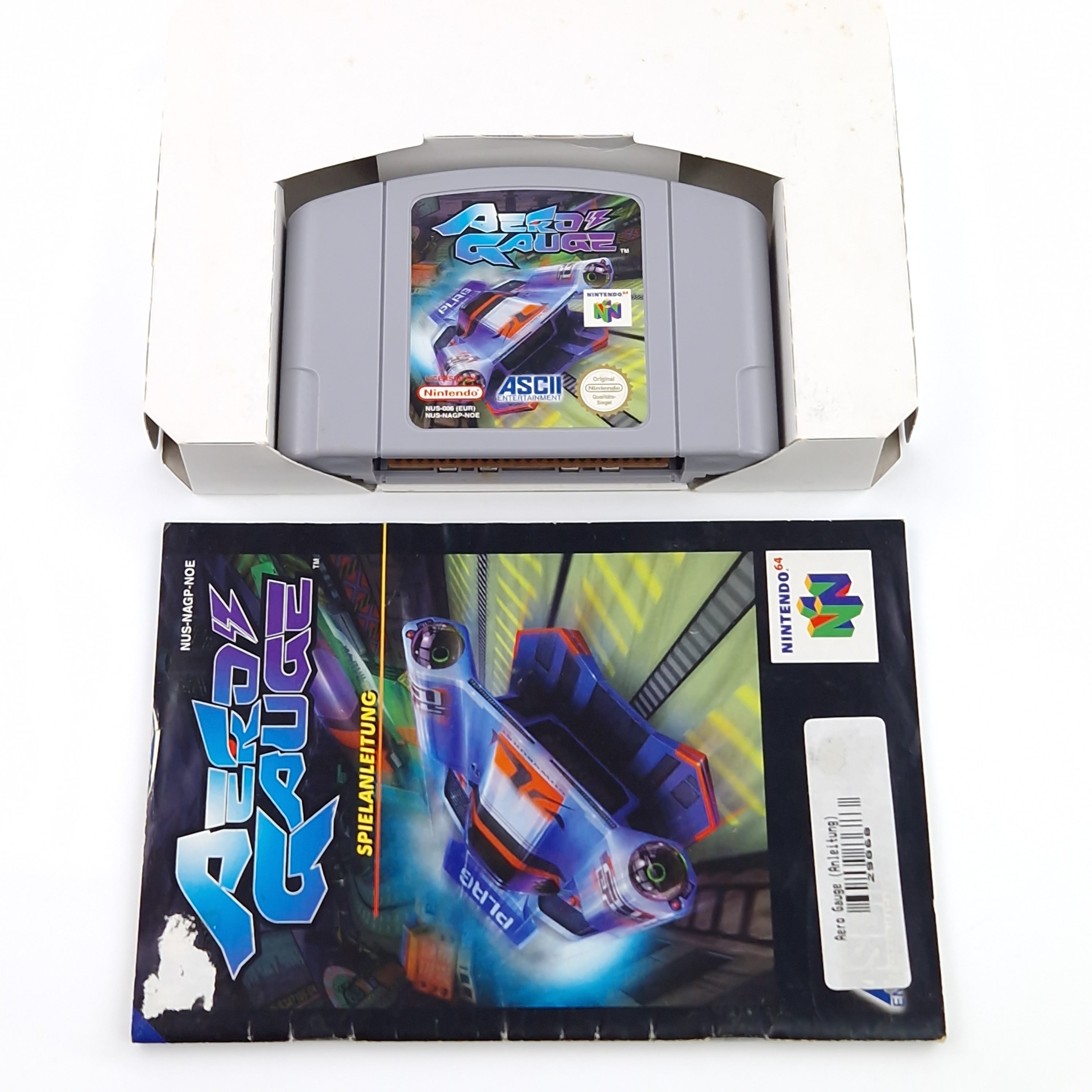 Nintendo 64 Spiel – Aero Gauge OVP Anleitung PAL N64