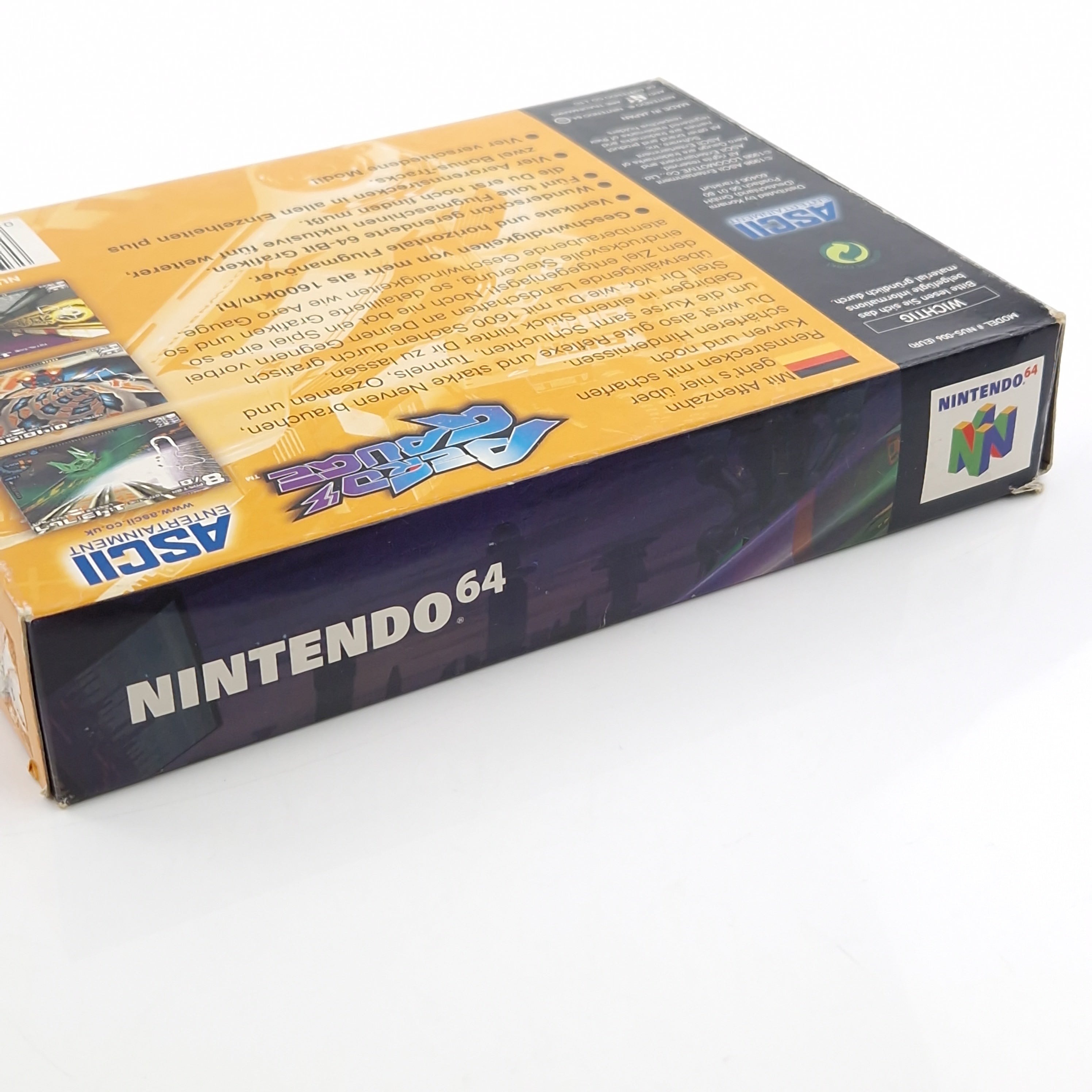 Nintendo 64 Spiel – Aero Gauge OVP Anleitung PAL N64