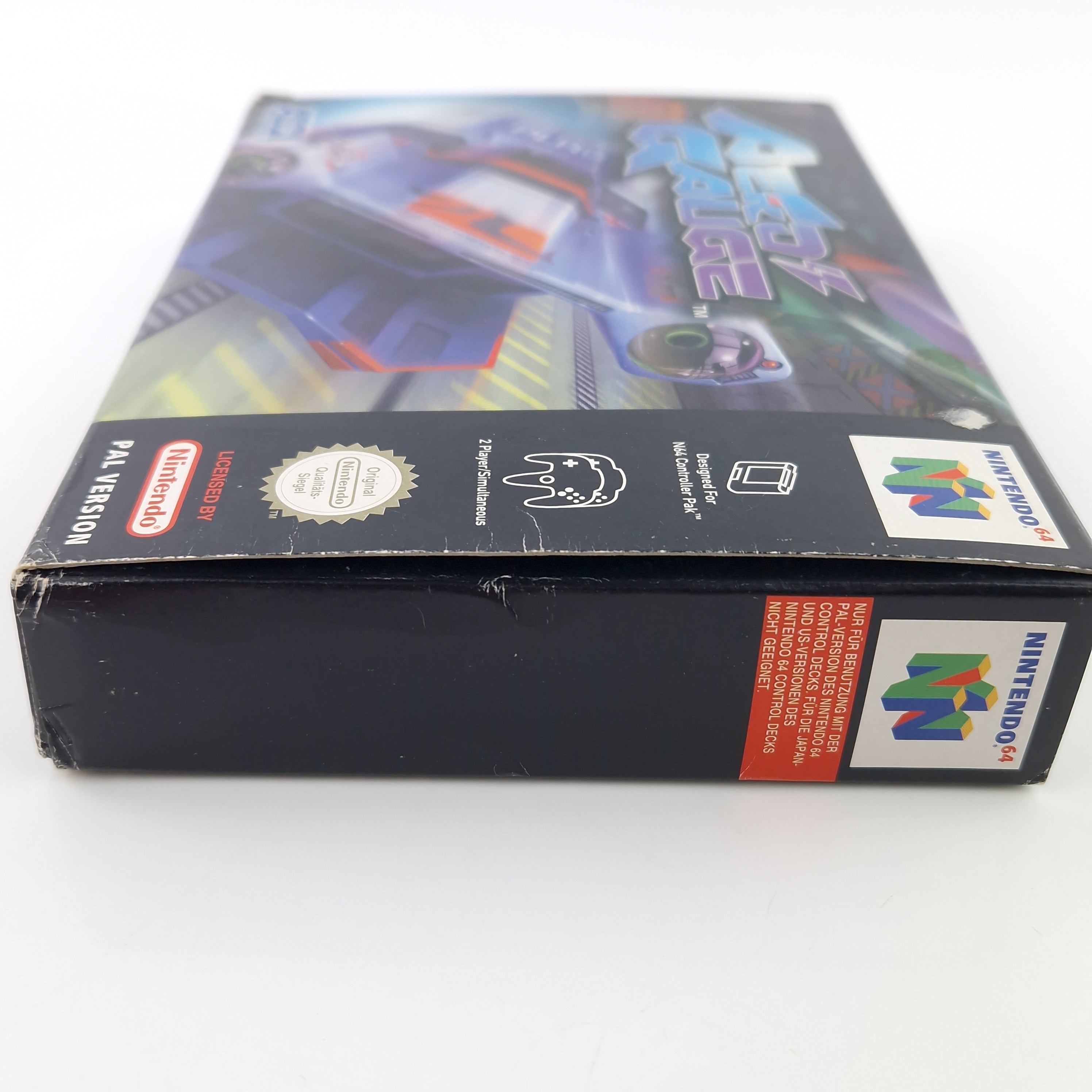 Nintendo 64 Spiel – Aero Gauge Modul Anleitung OVP PAL