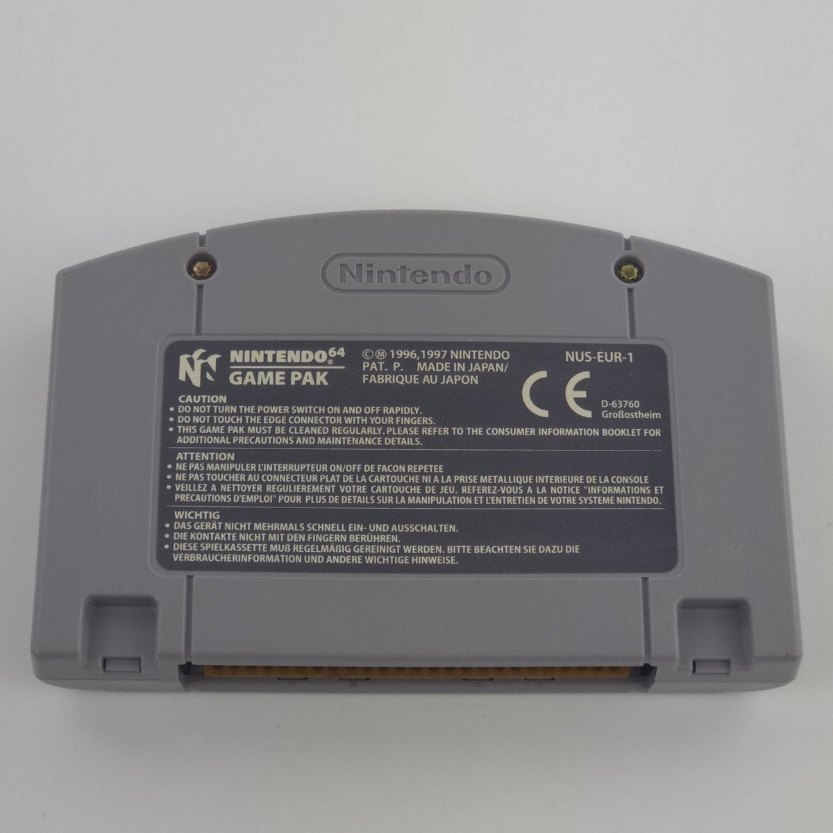Nintendo 64 Spiel Airboarder 64 PAL EUR Sehr gut