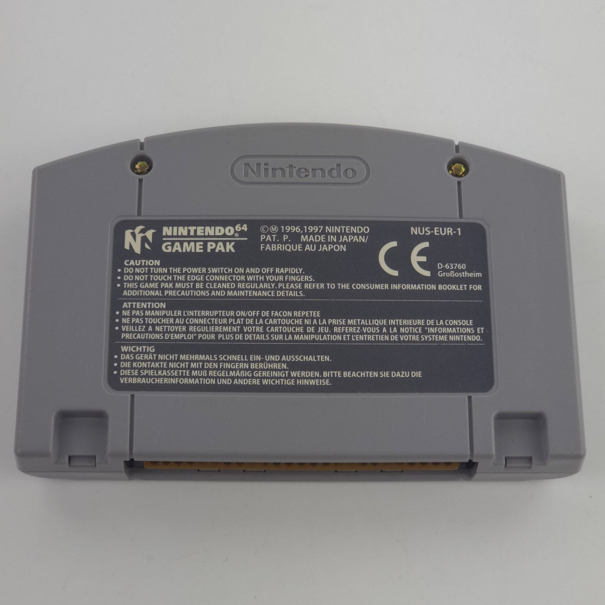 Nintendo 64 Spiel Airboarder 64 Modul PAL