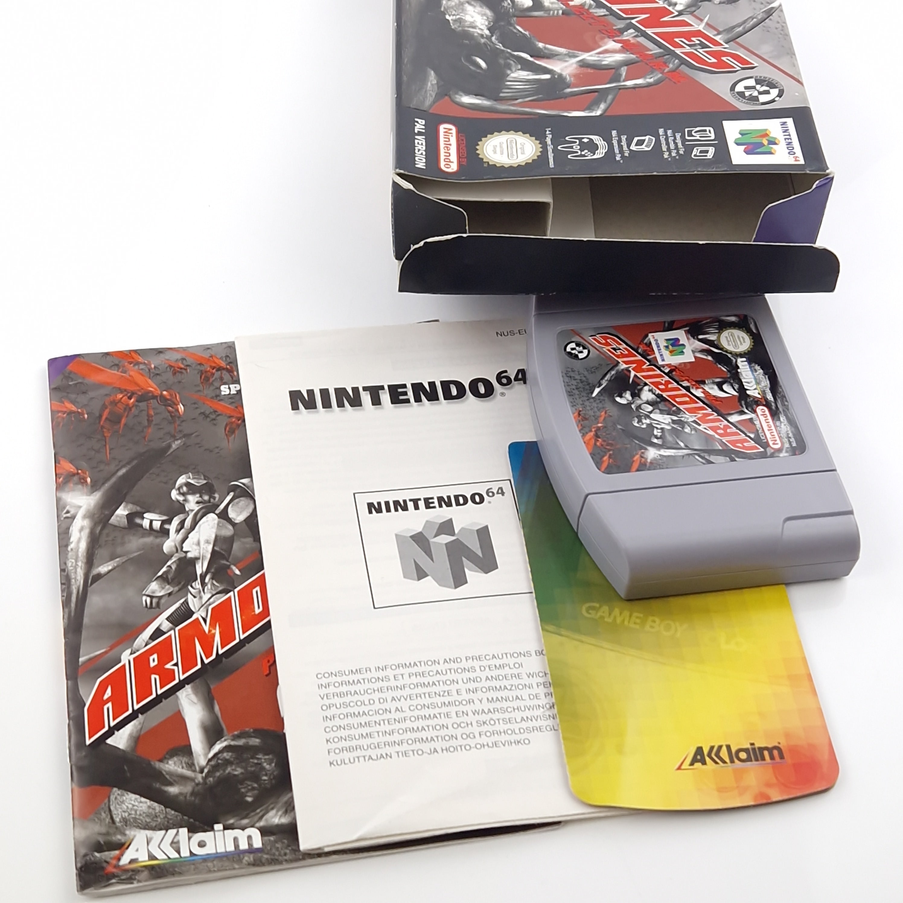 Nintendo 64 Spiel – Armorines Project S.W.A.R.M. OVP PAL