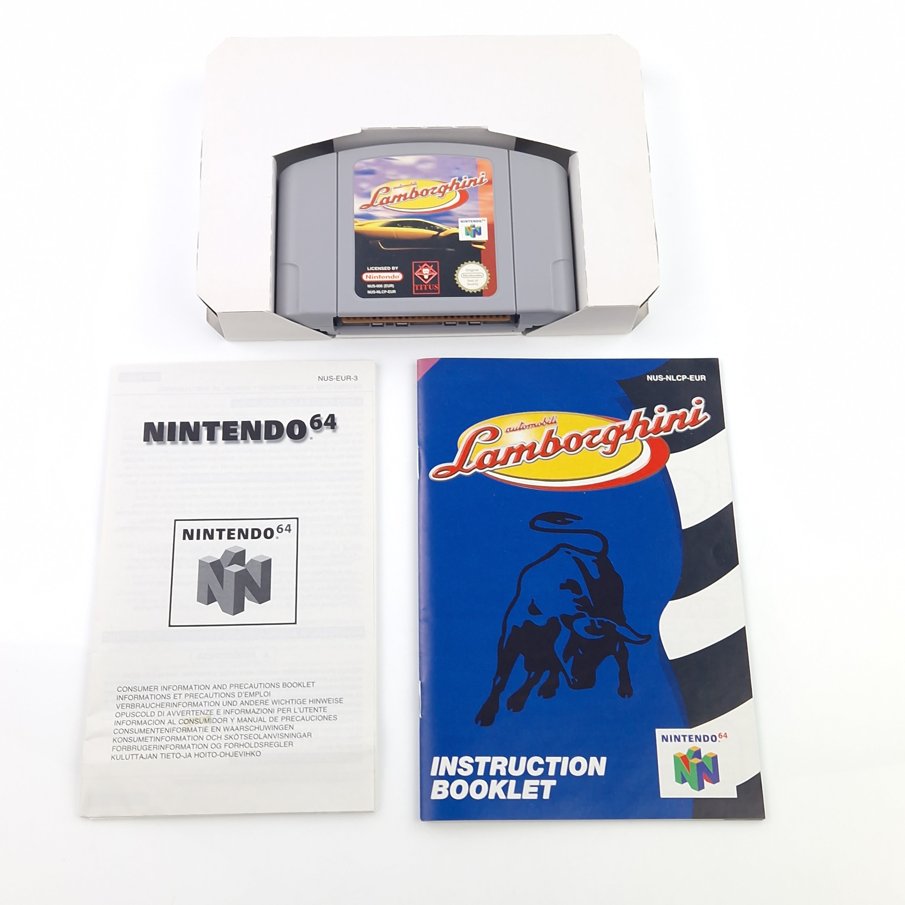 Nintendo 64 Spiel – Automobili Lamborghi (PAL OVP CIB)