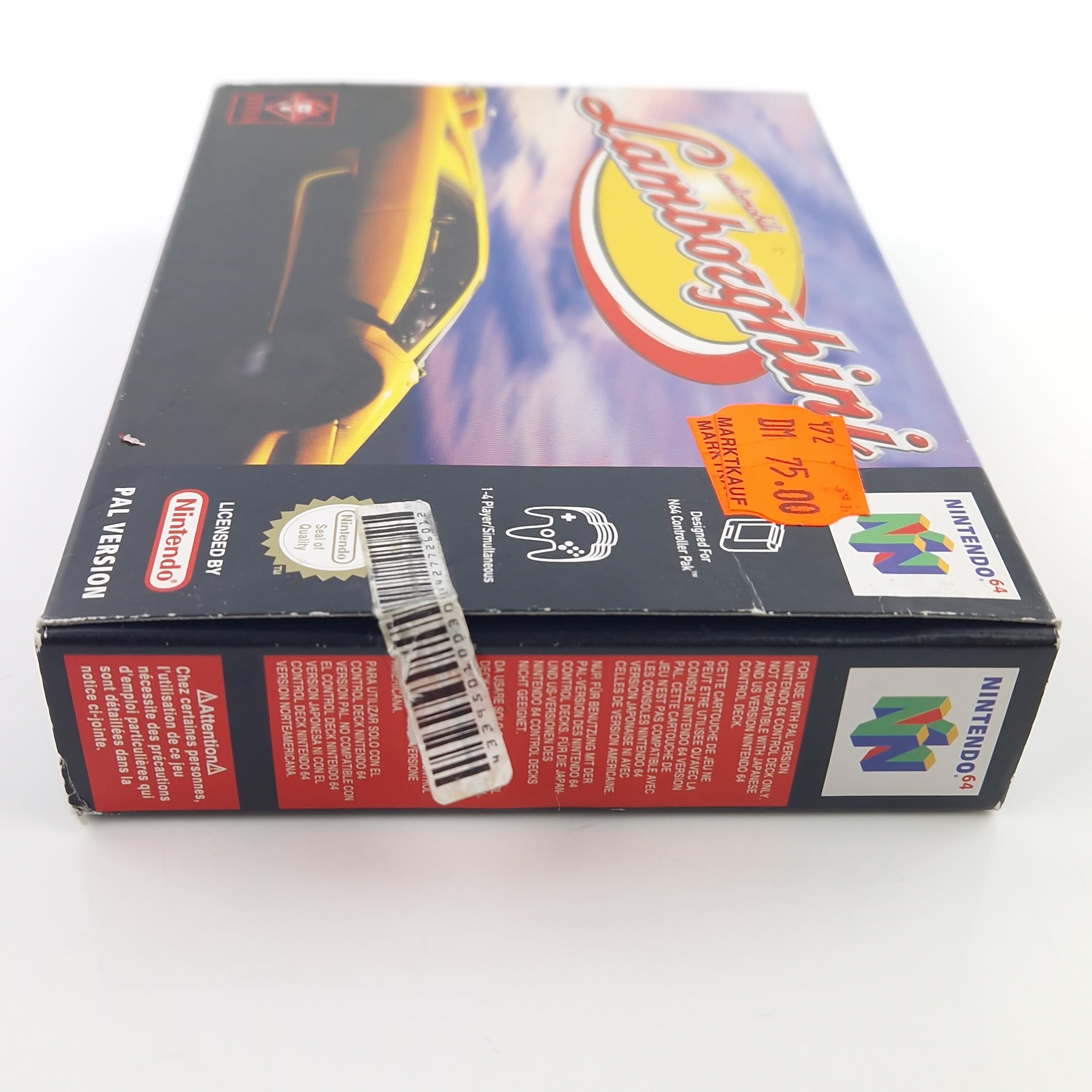 Nintendo 64 Spiel – Automobili Lamborghi (PAL OVP CIB)