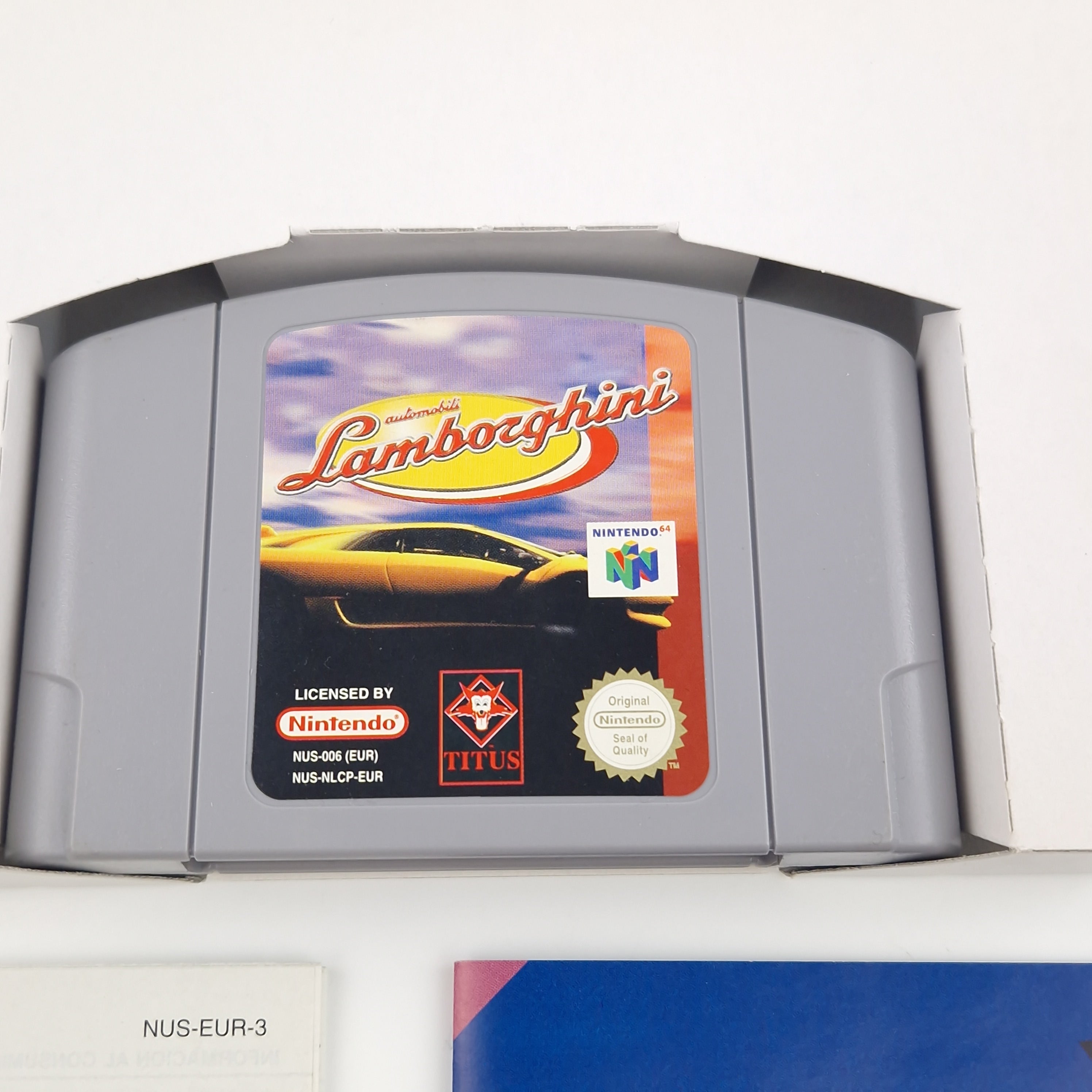 Nintendo 64 Spiel – Automobili Lamborghi (PAL OVP CIB)