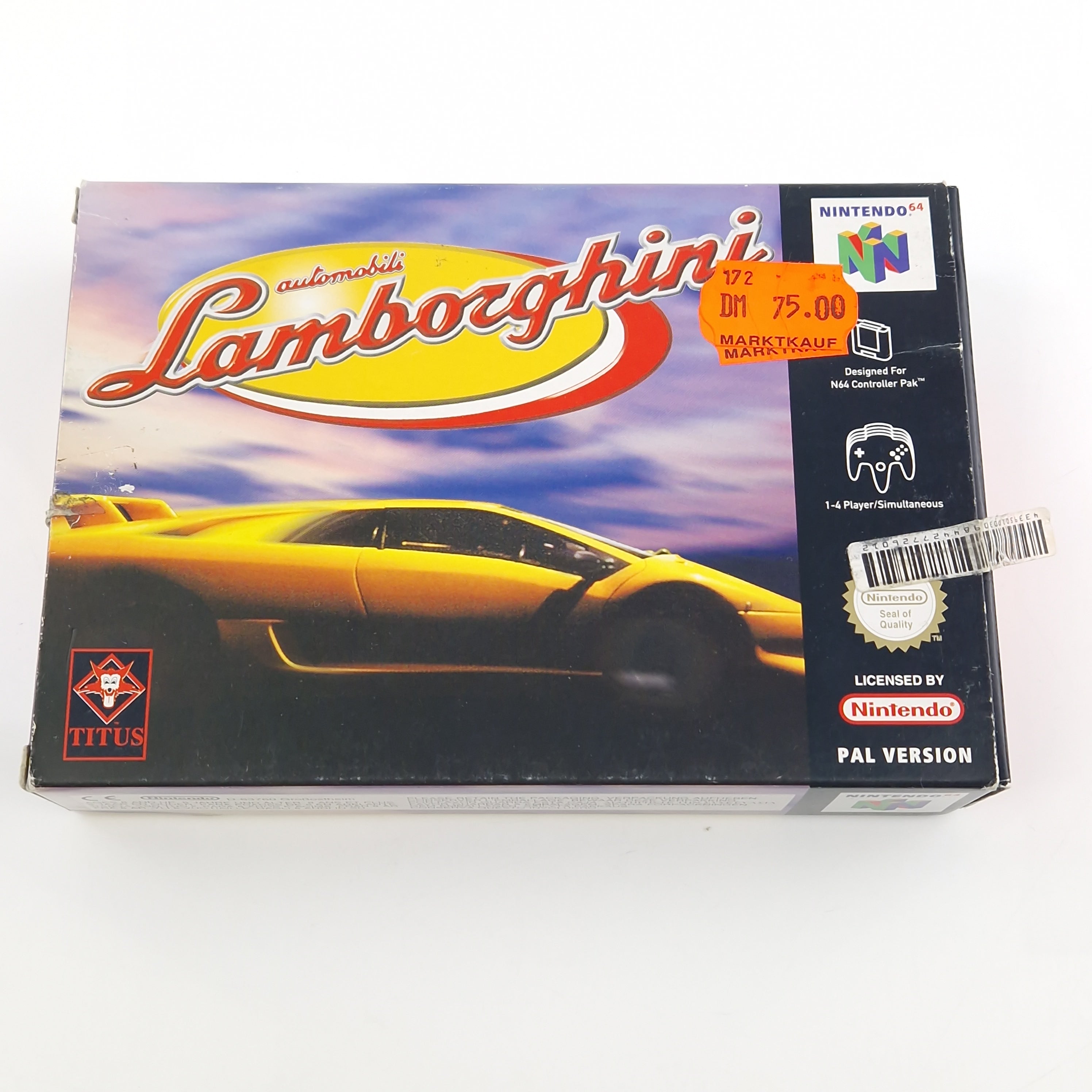 Nintendo 64 Spiel – Automobili Lamborghi (PAL OVP CIB)