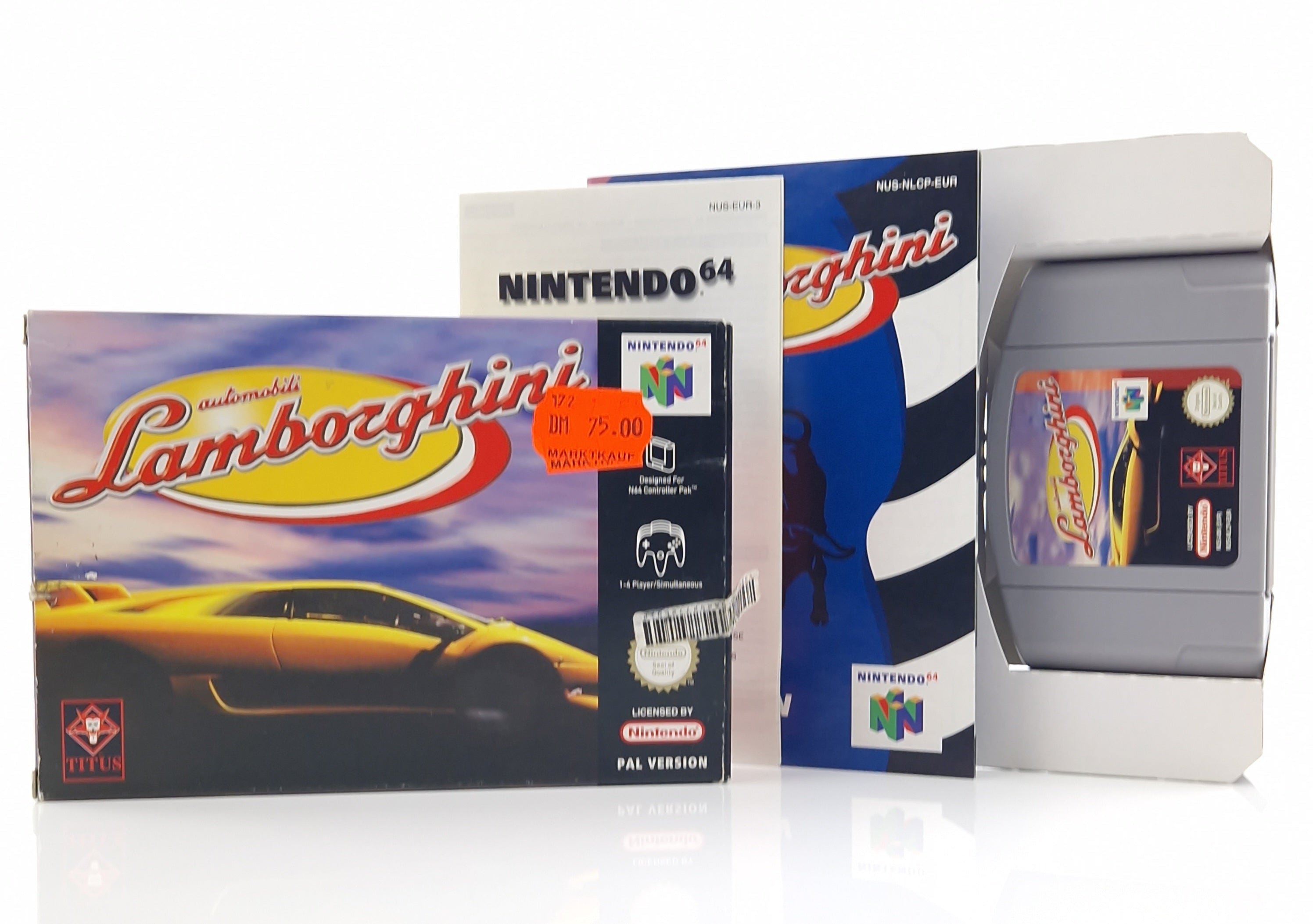 Nintendo 64 Spiel – Automobili Lamborghi (PAL OVP CIB)