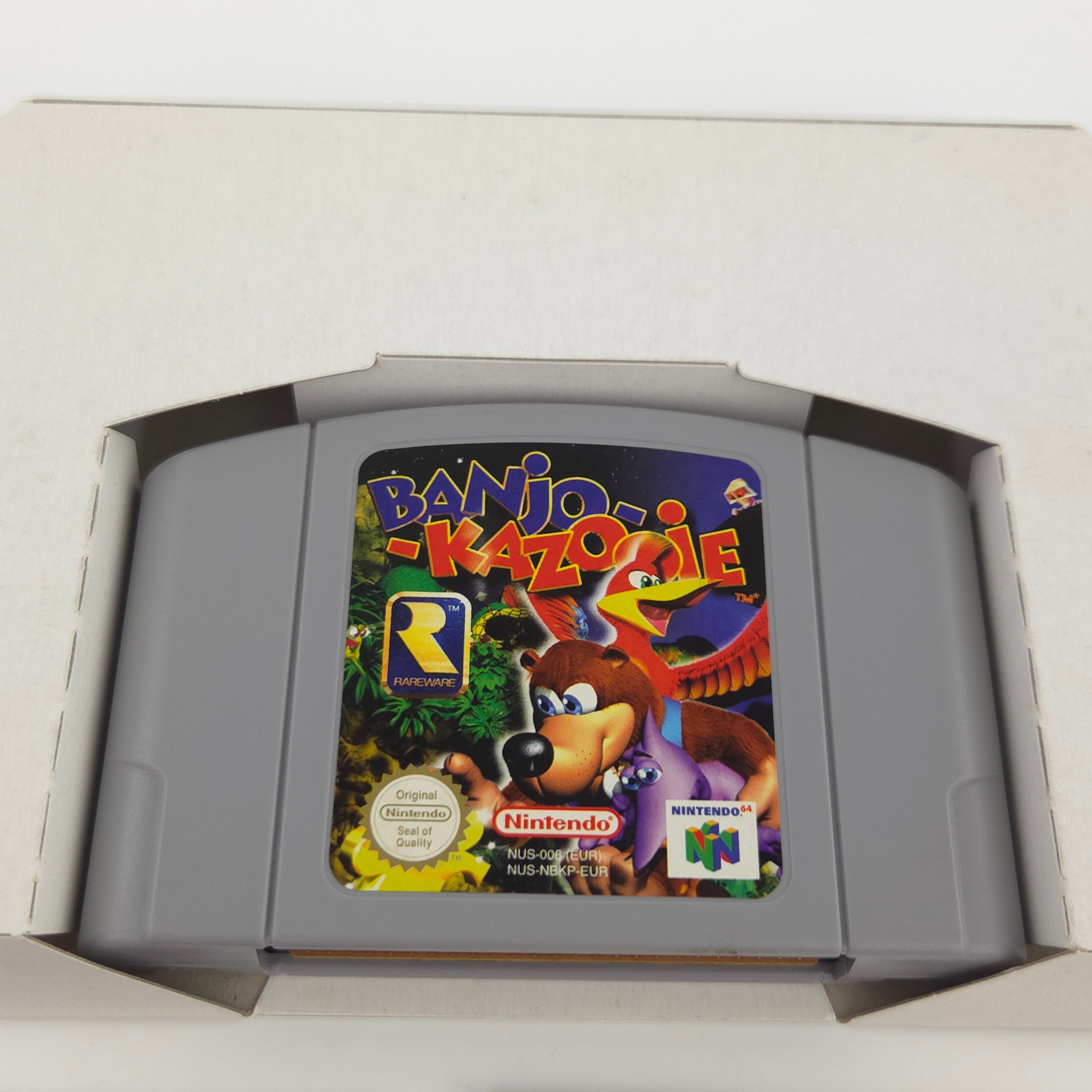 Nintendo 64 Spiel Banjo Kazooie N64 Modul Anleitung OVP