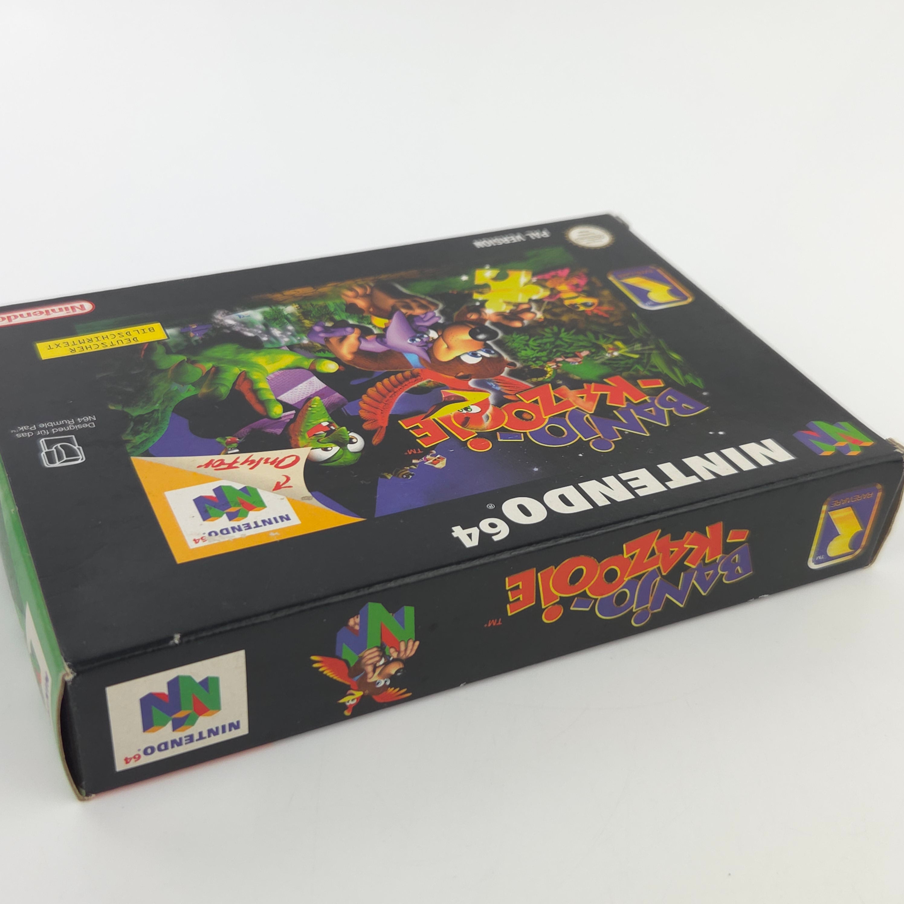 Nintendo 64 Spiel Banjo Kazooie N64 Modul Anleitung OVP