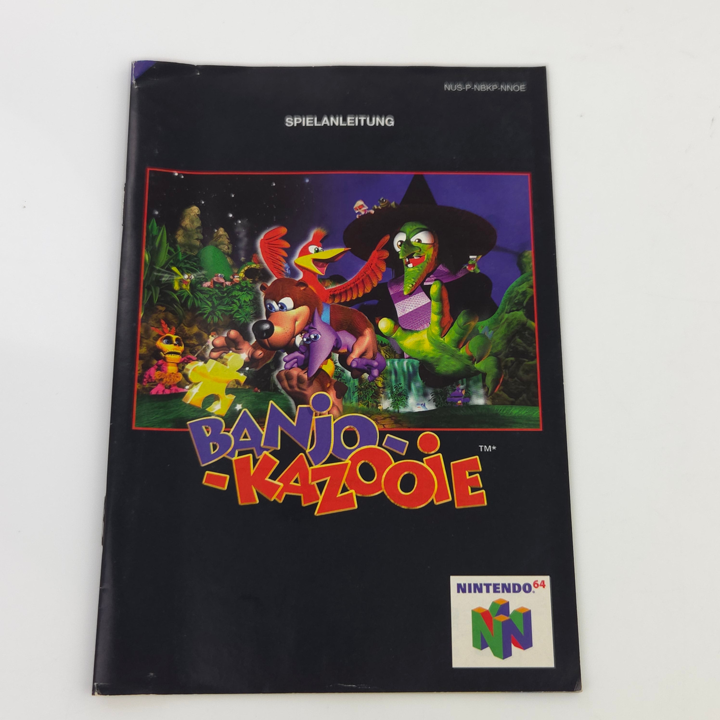 Nintendo 64 Spiel Banjo Kazooie N64 Modul Anleitung OVP