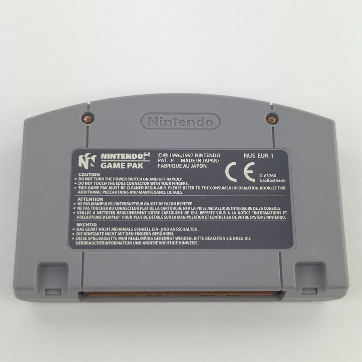Nintendo 64 Spiel: Banjo Kazooie - N64 Modul Cartridge (PAL EUR) Rareware