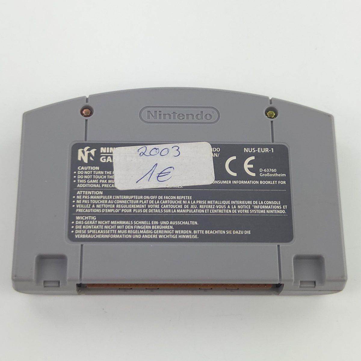 Nintendo 64 Spiel: Banjo-Kazooie - N64 Modul (PAL EUR)