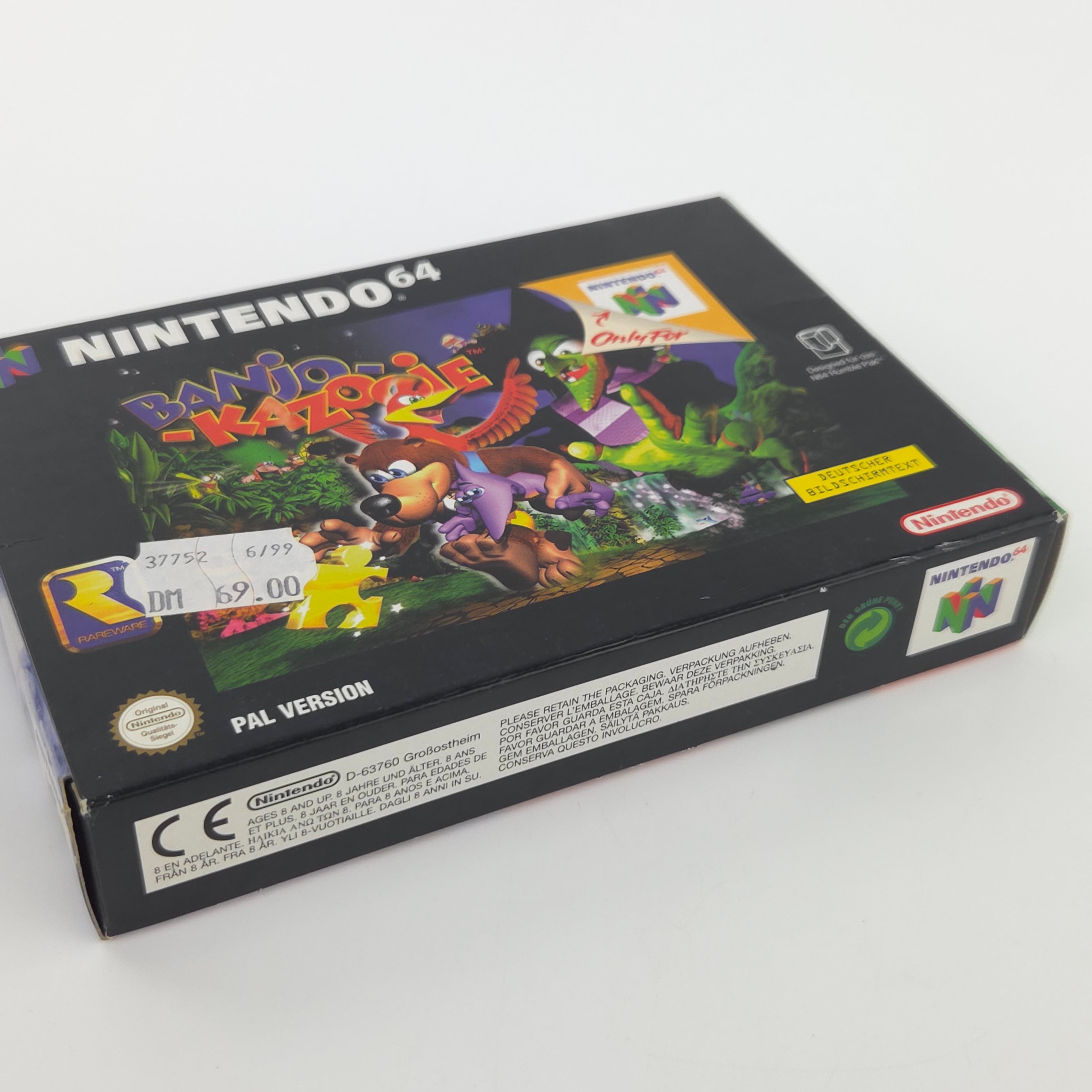 Nintendo 64 Spiel Banjo-Kazooie Berater Modul OVP PAL DE
