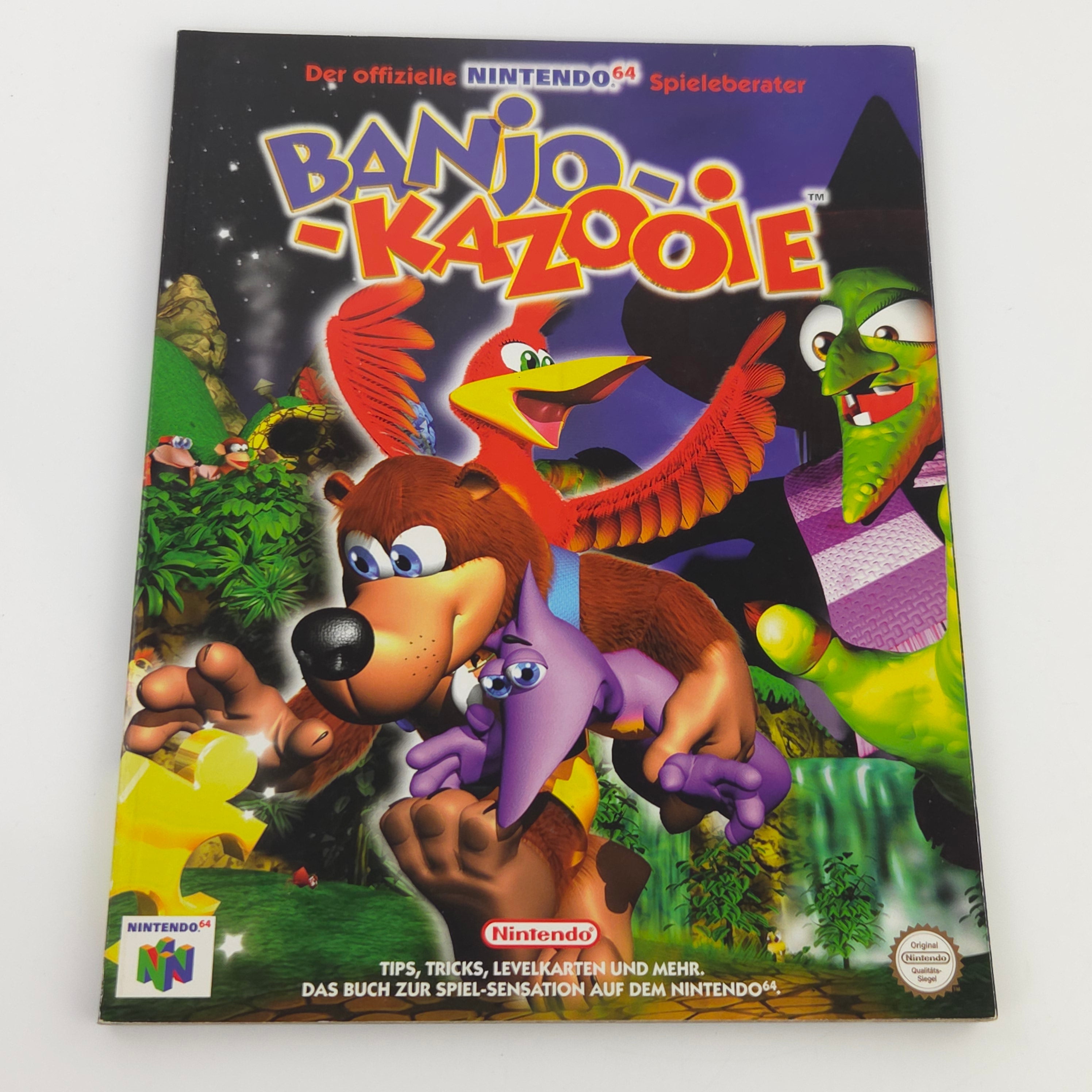 Nintendo 64 Spiel Banjo-Kazooie Berater Modul OVP PAL DE