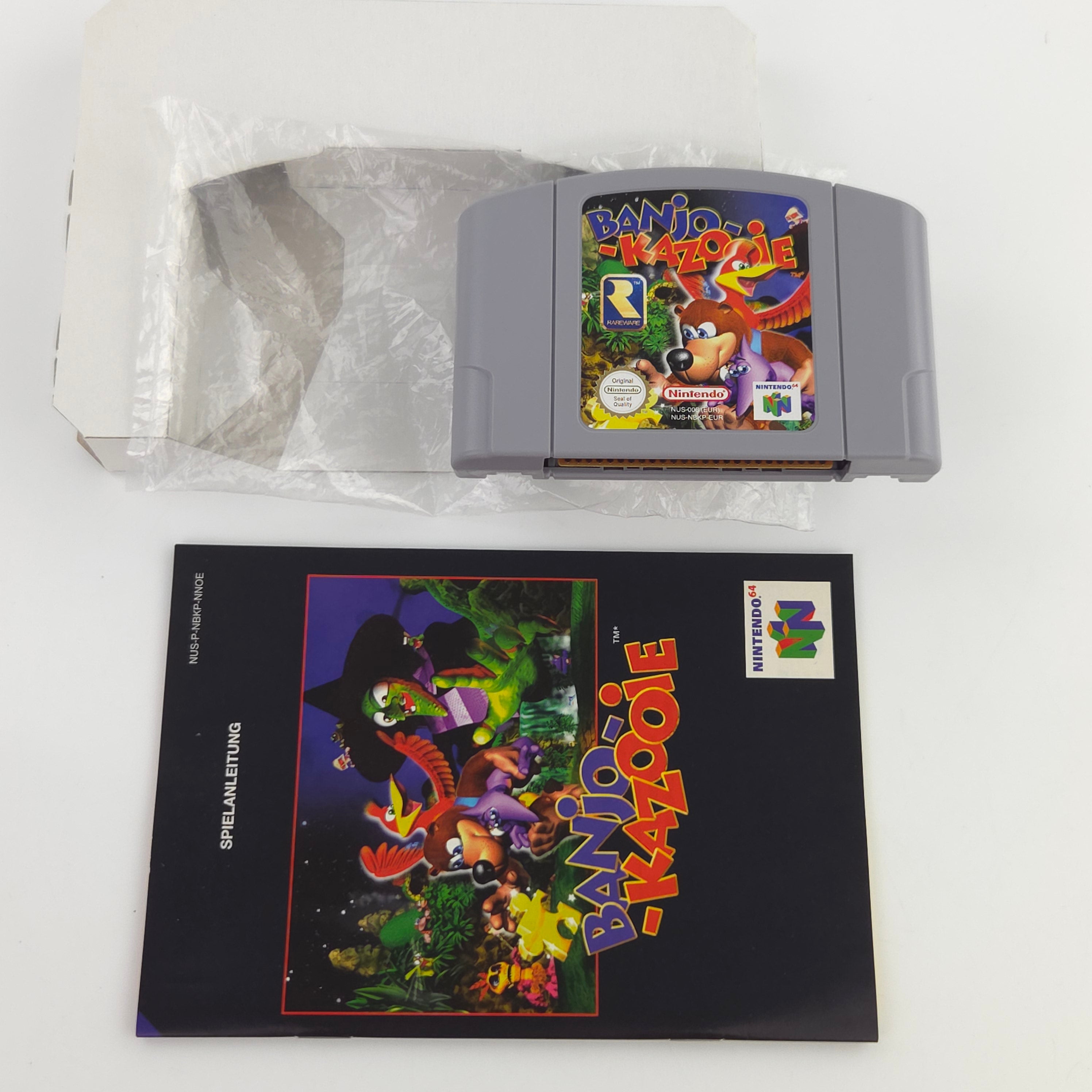 Nintendo 64 Spiel Banjo-Kazooie Berater Modul OVP PAL DE