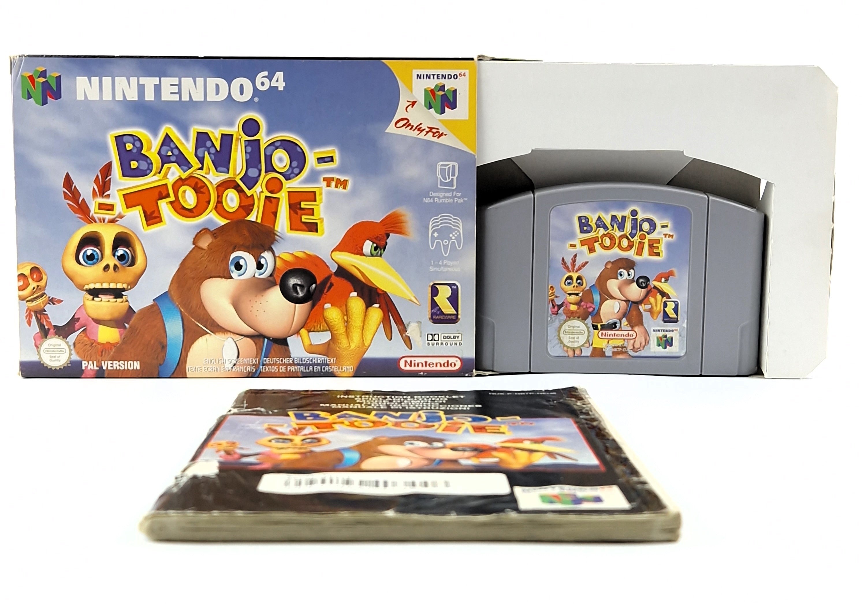 Nintendo 64 Spiel – Banjo Tooie Modul Anleitung OVP PAL