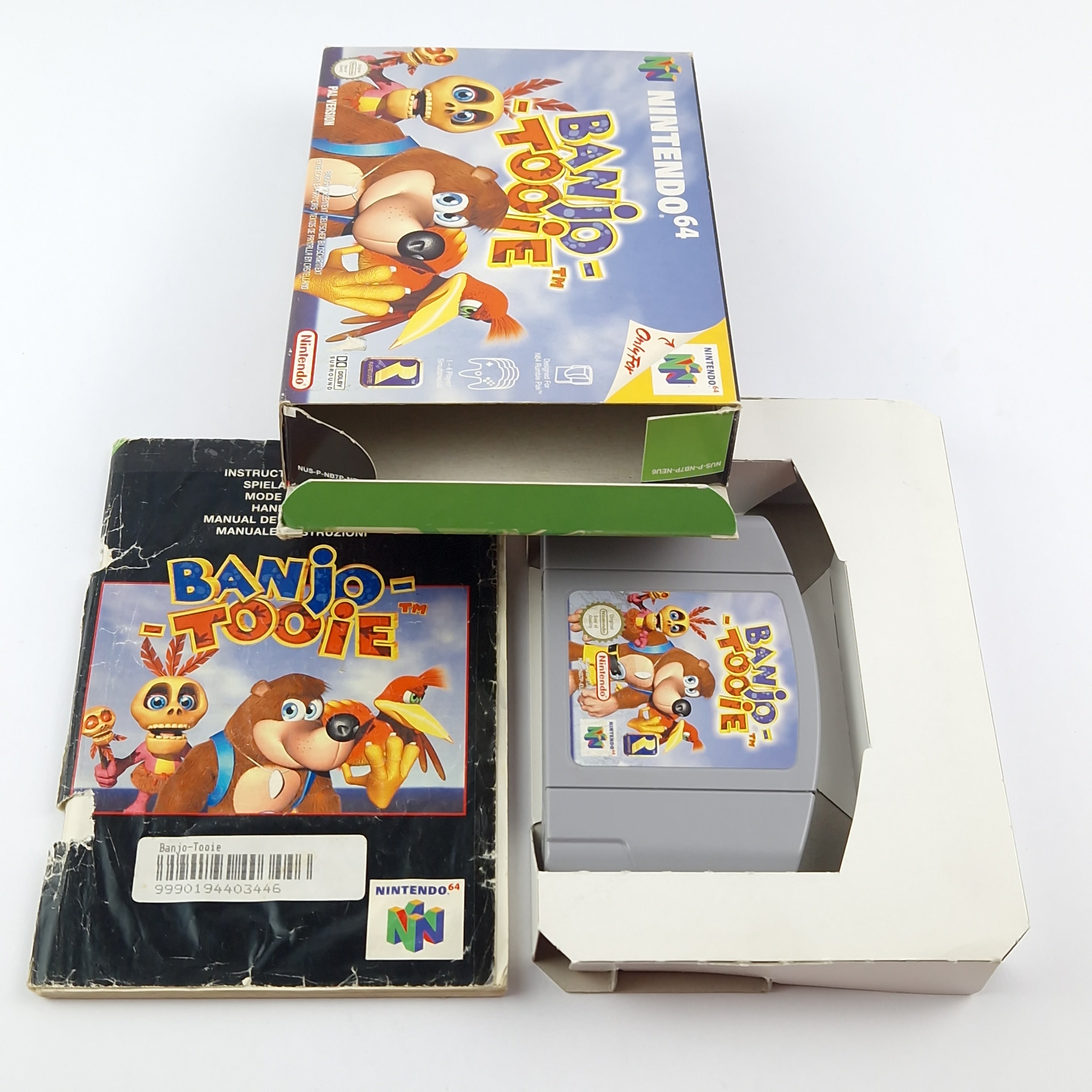 Nintendo 64 Spiel – Banjo Tooie Modul Anleitung OVP PAL