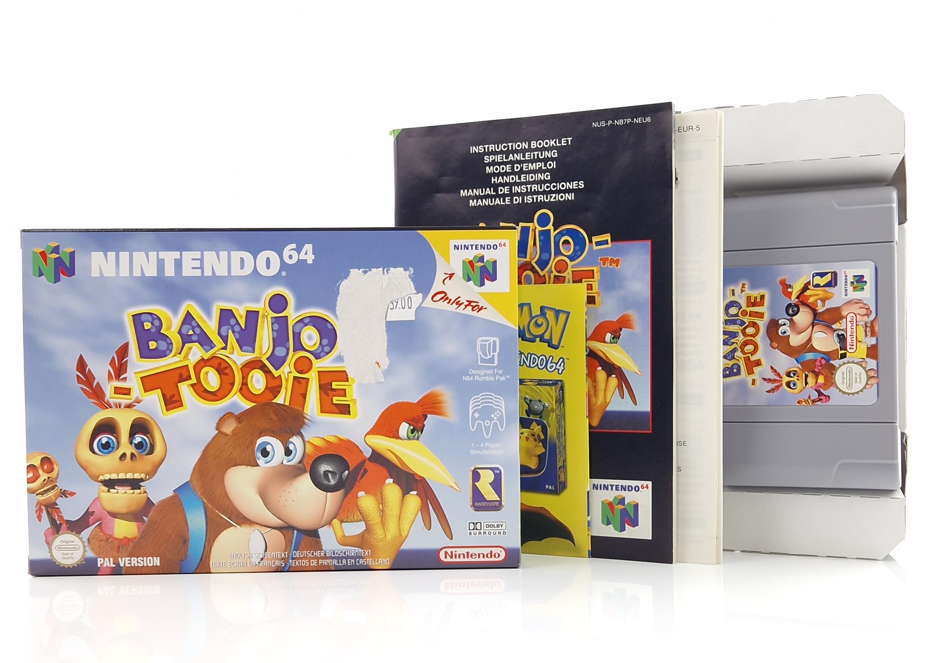 Nintendo 64 Spiel – Banjo Tooie Modul Anleitung OVP PAL