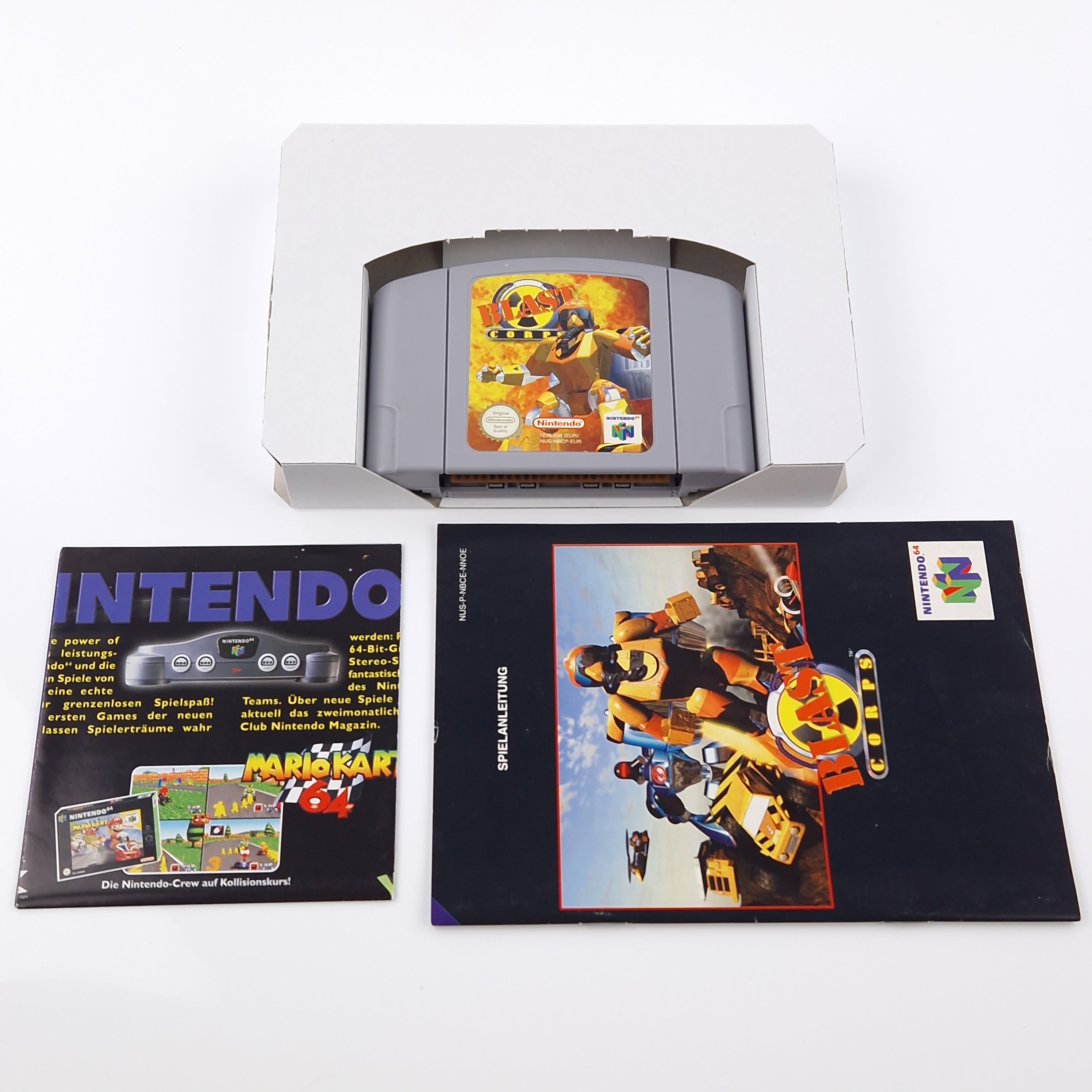Nintendo 64 Spiel – Blast Corps Modul Anleitung OVP PAL