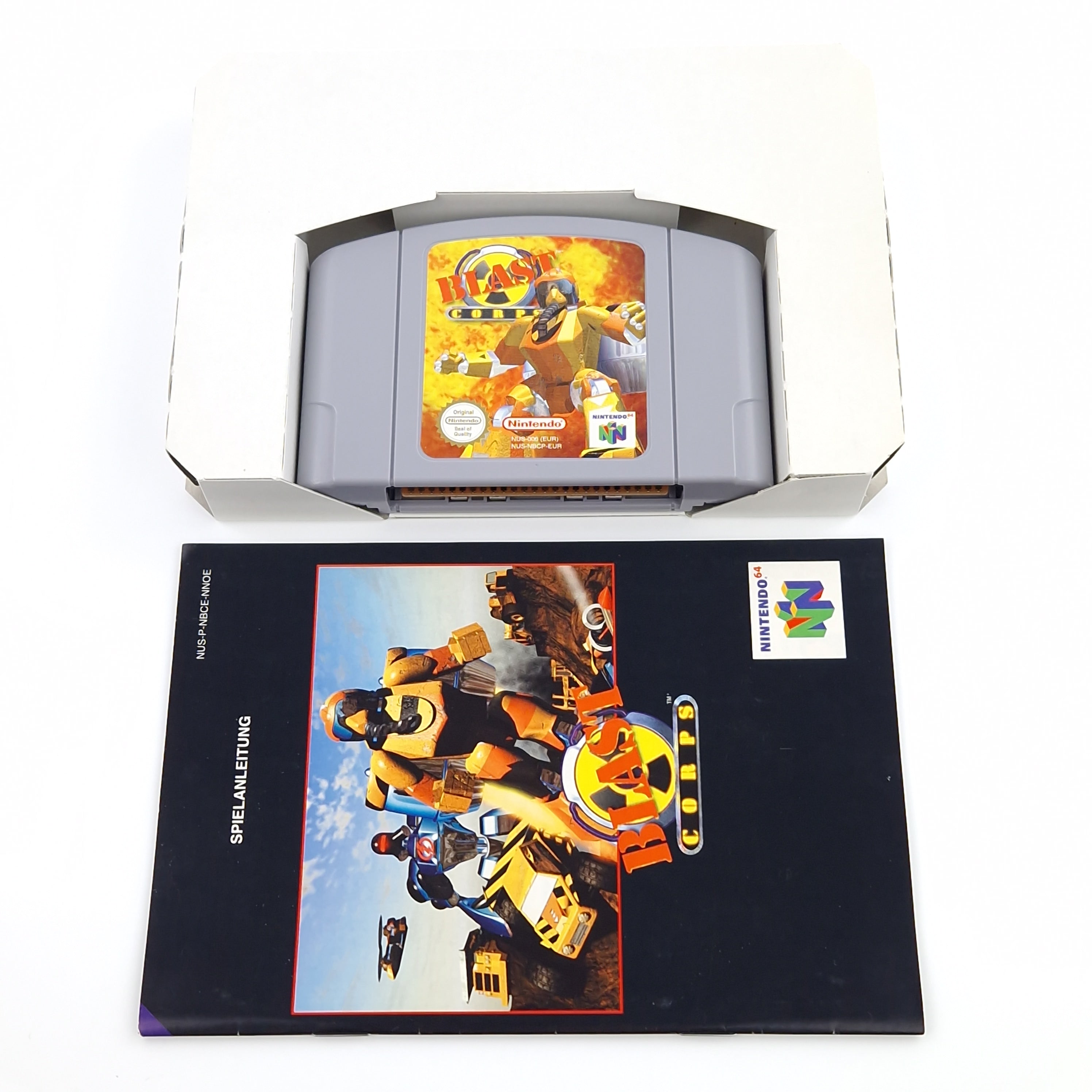 Nintendo 64 Spiel – Blast Corps OVP PAL NNOE CIB