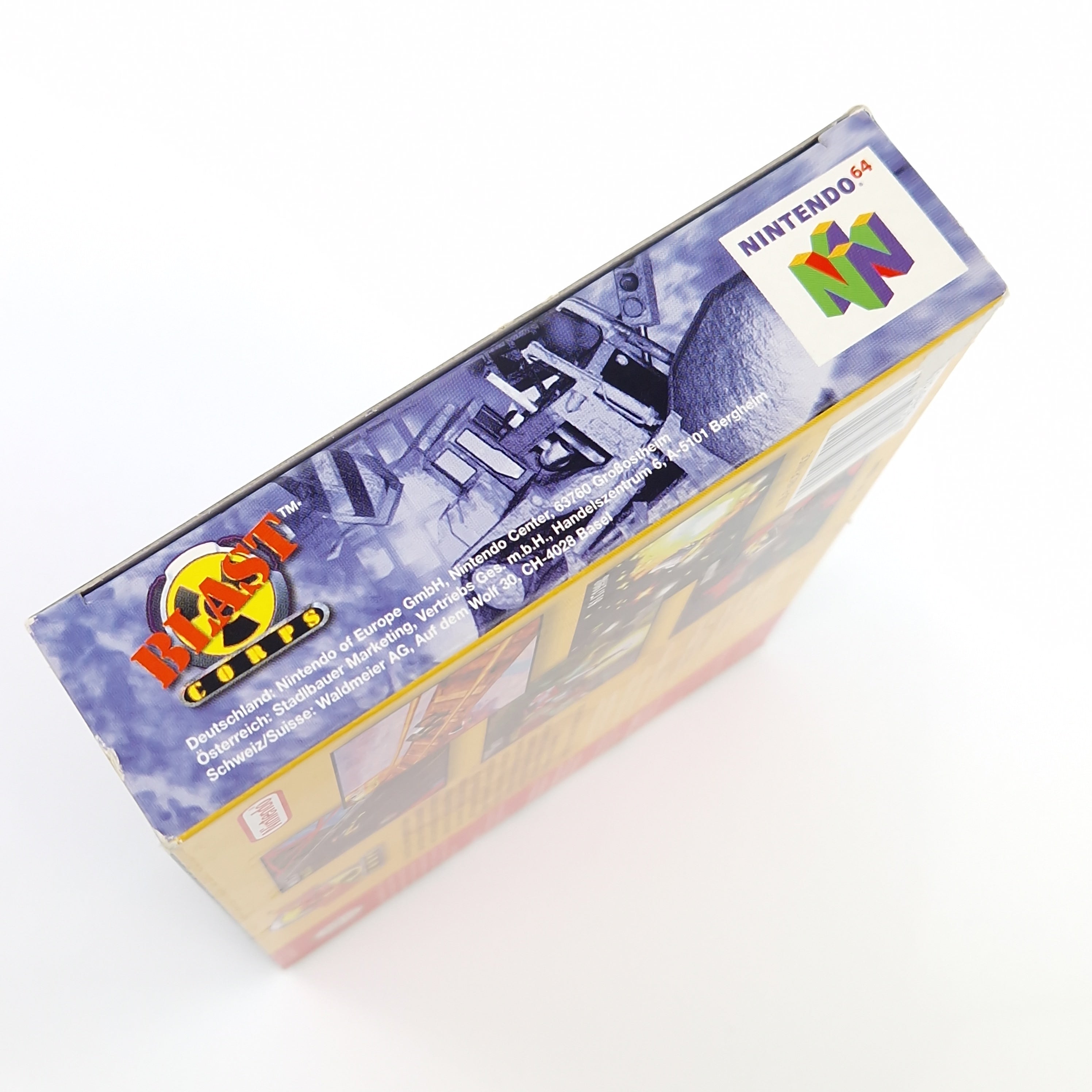 Nintendo 64 Spiel – Blast Corps OVP PAL NNOE CIB