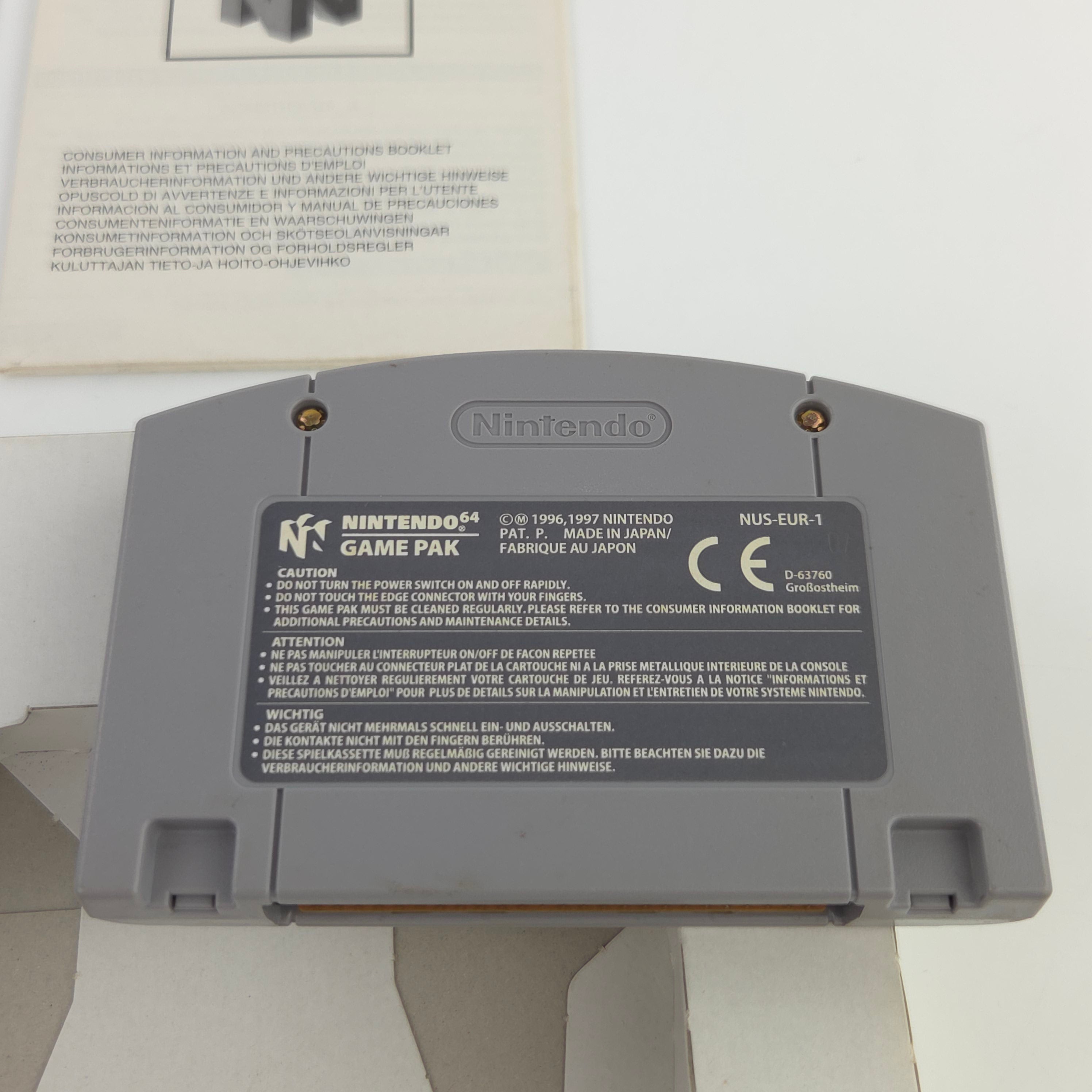 Nintendo 64 Spiel Blast Corps N64 Modul OVP PAL DE