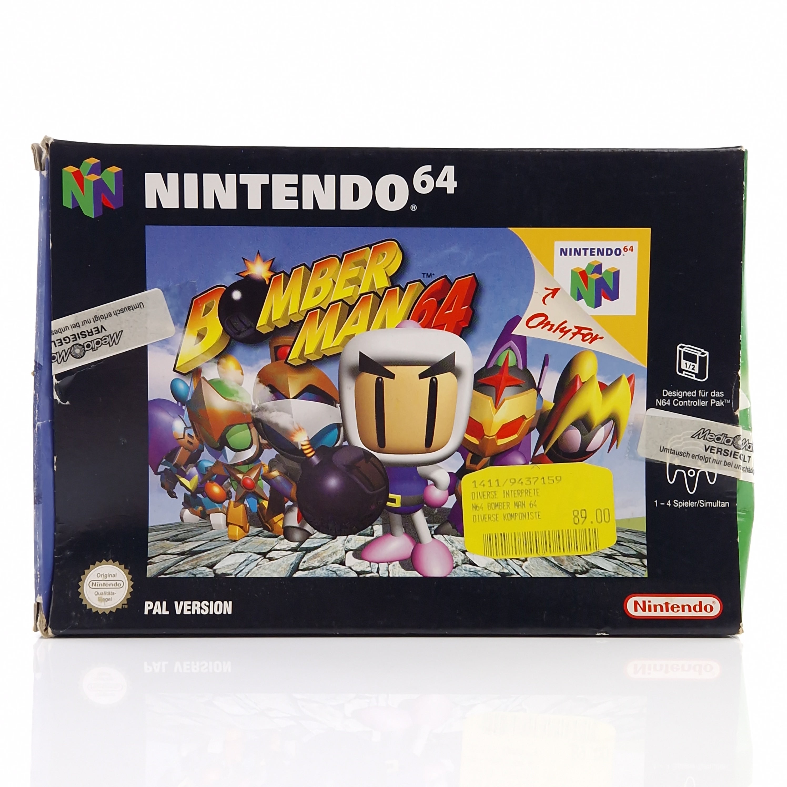 Nintendo 64 Spiel – Bomber Man 64 Modul OVP PAL NNOE
