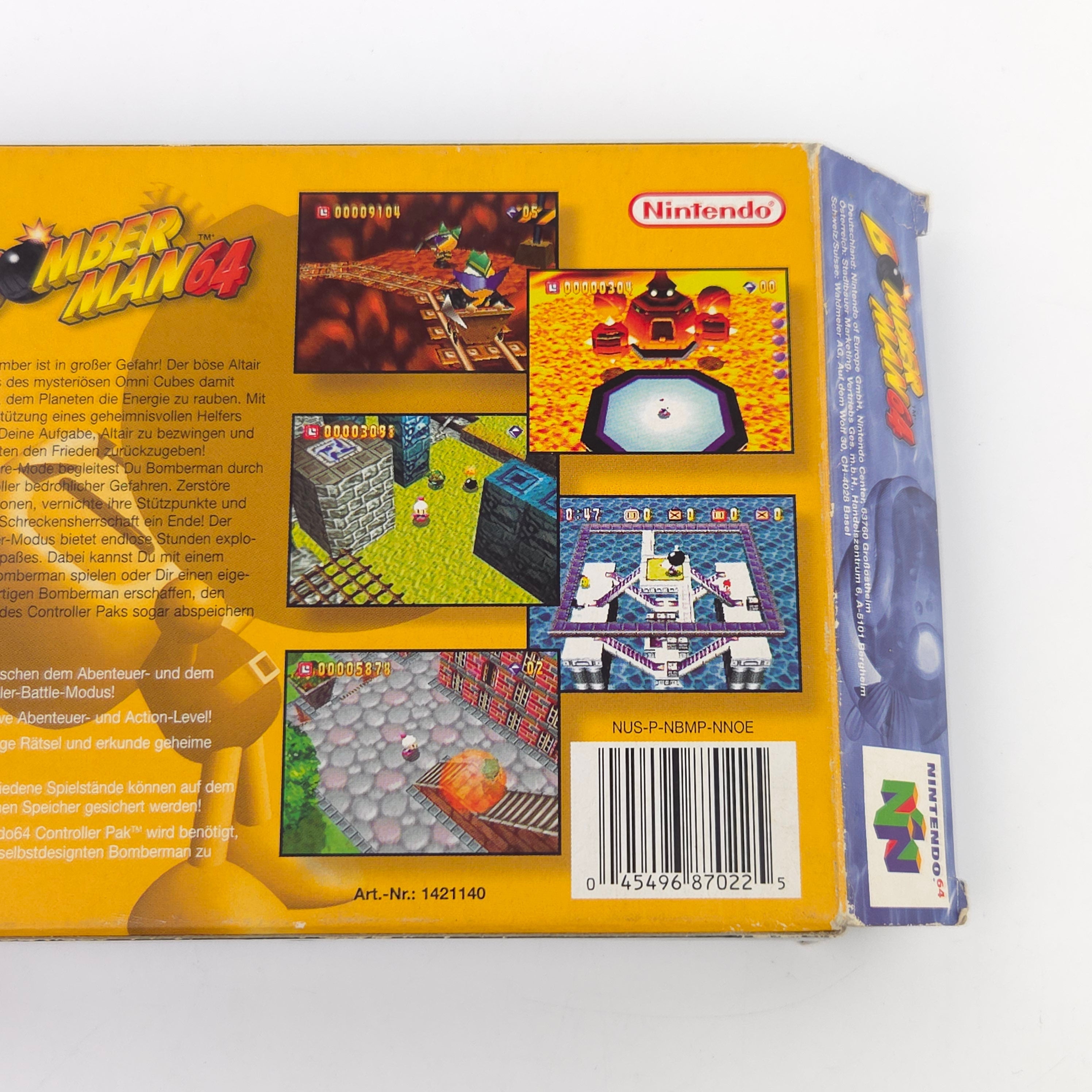 Nintendo 64 Spiel – Bomberman 64 (OVP PAL)