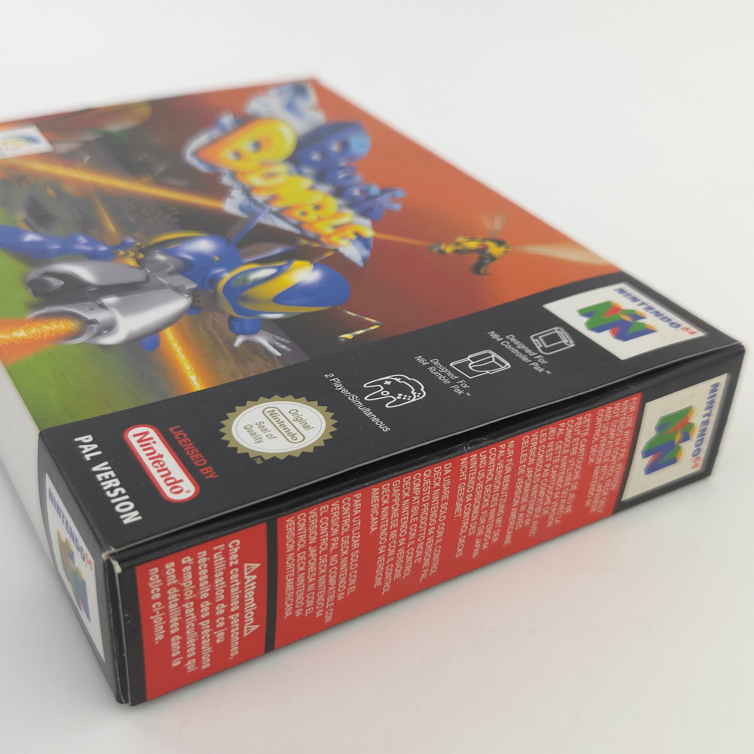 Nintendo 64 Spiel Buck Bumble N64 Modul Anleitung OVP PAL