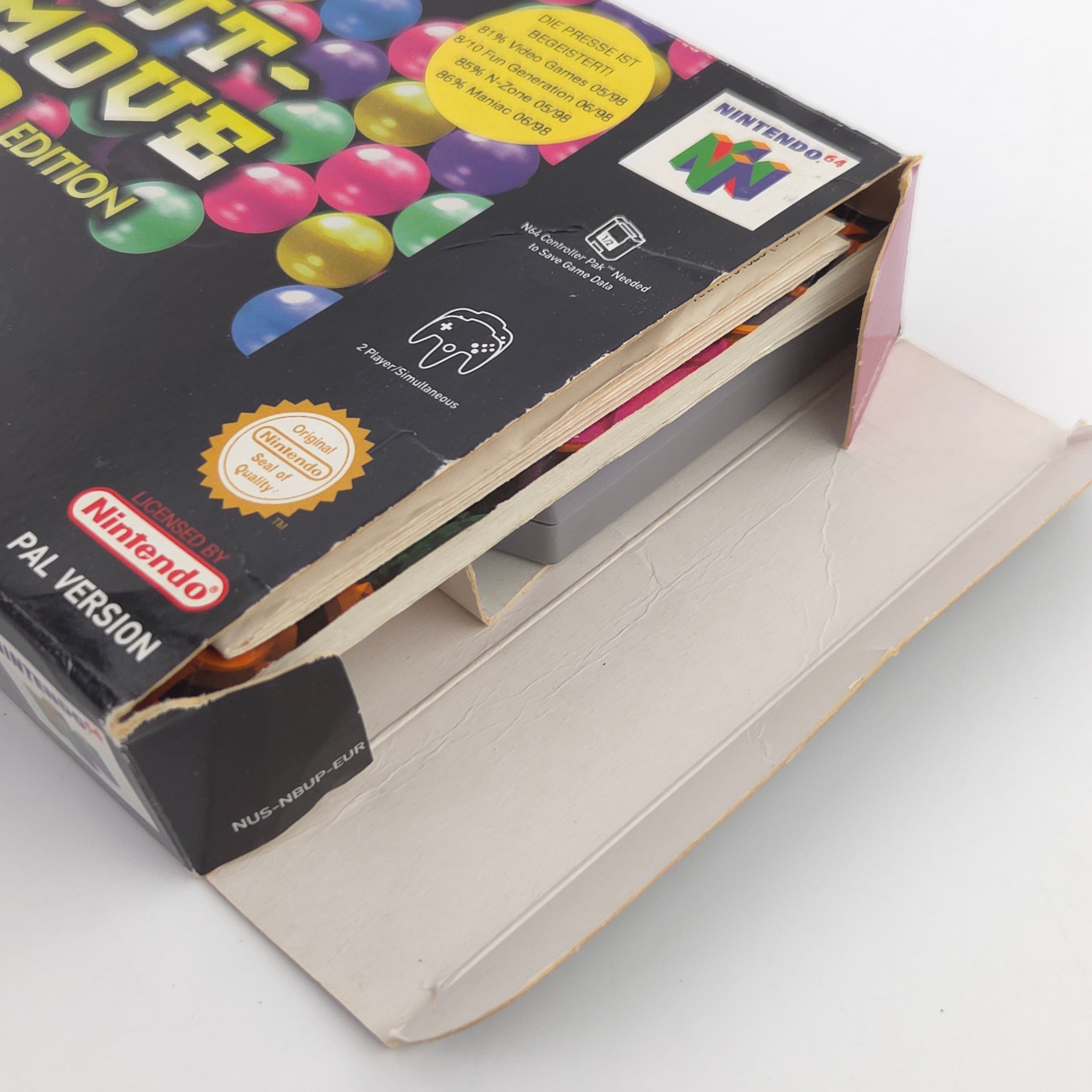 N64 Spiel Bust A Move 2 Arcade Edition OVP PAL Acclaim