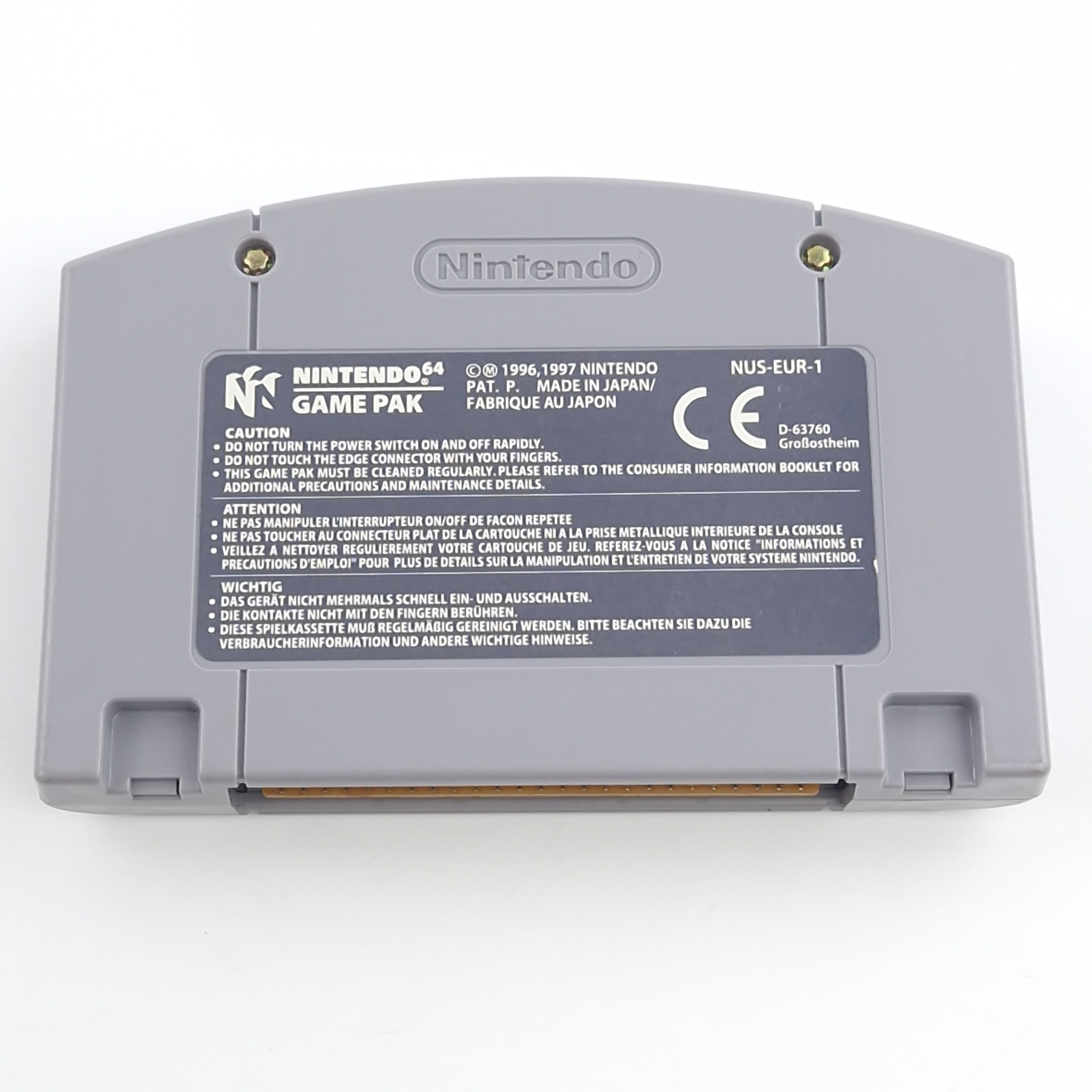 Nintendo 64 Spiel – Carmageddon 64 N64 Modul PAL EUR SCI