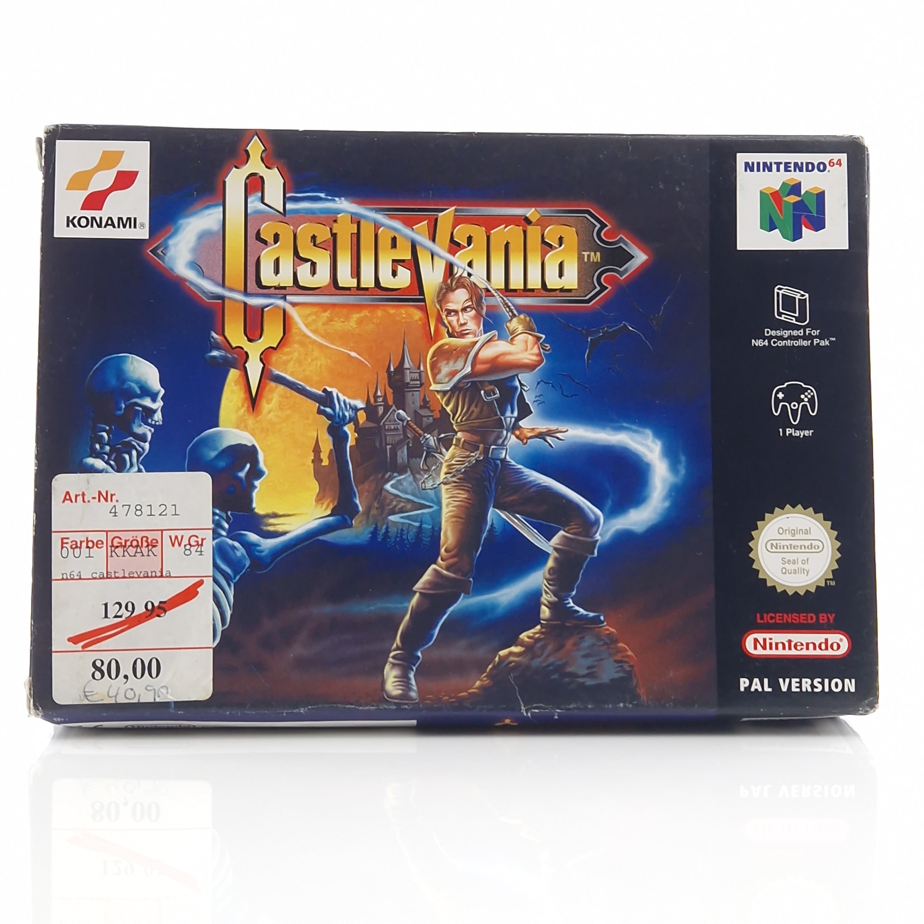 Nintendo 64 Spiel – Castlevania Modul OVP PAL EUR-1